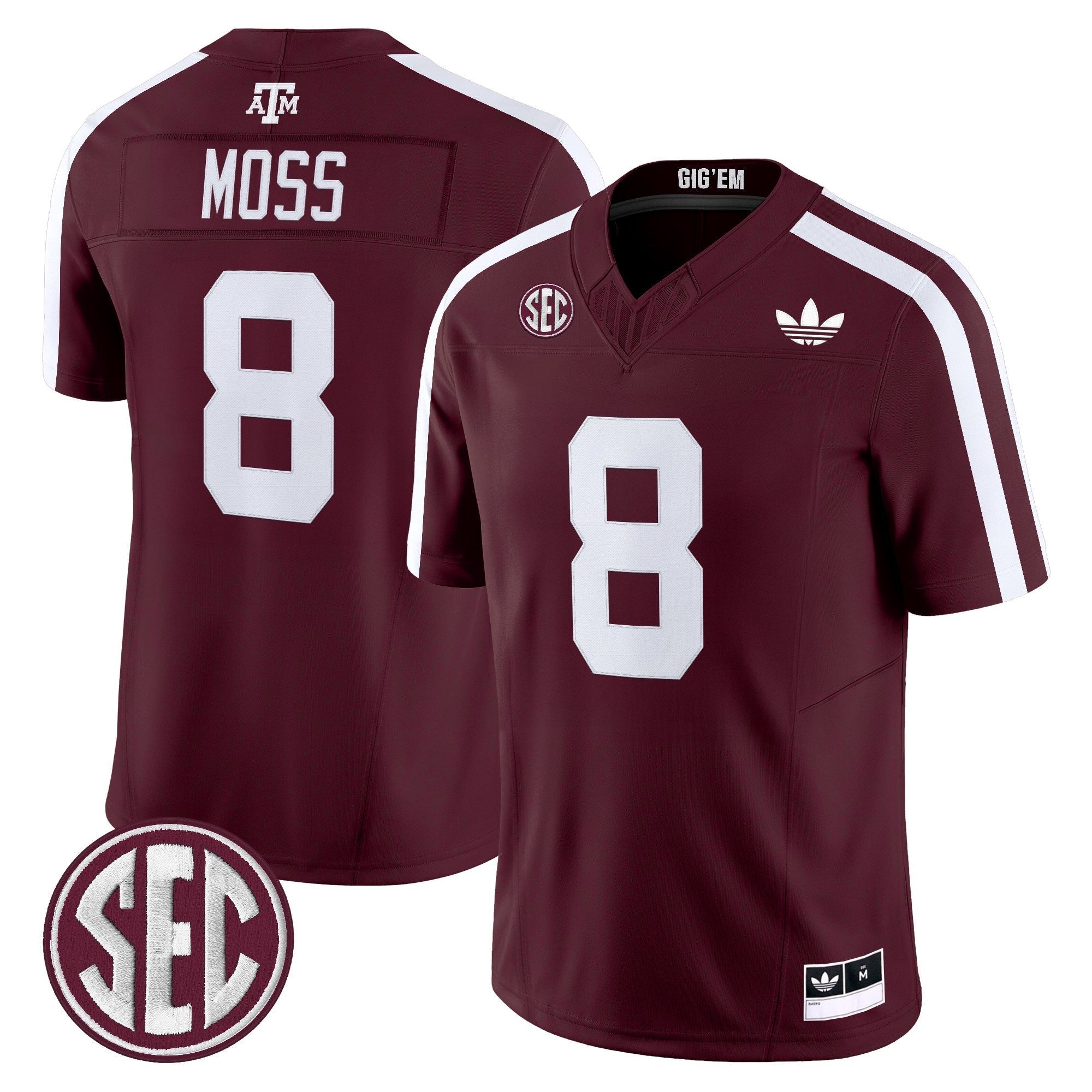 Texas A&M Aggies 2025 Vapor Limited Jersey V2 - All Stitched