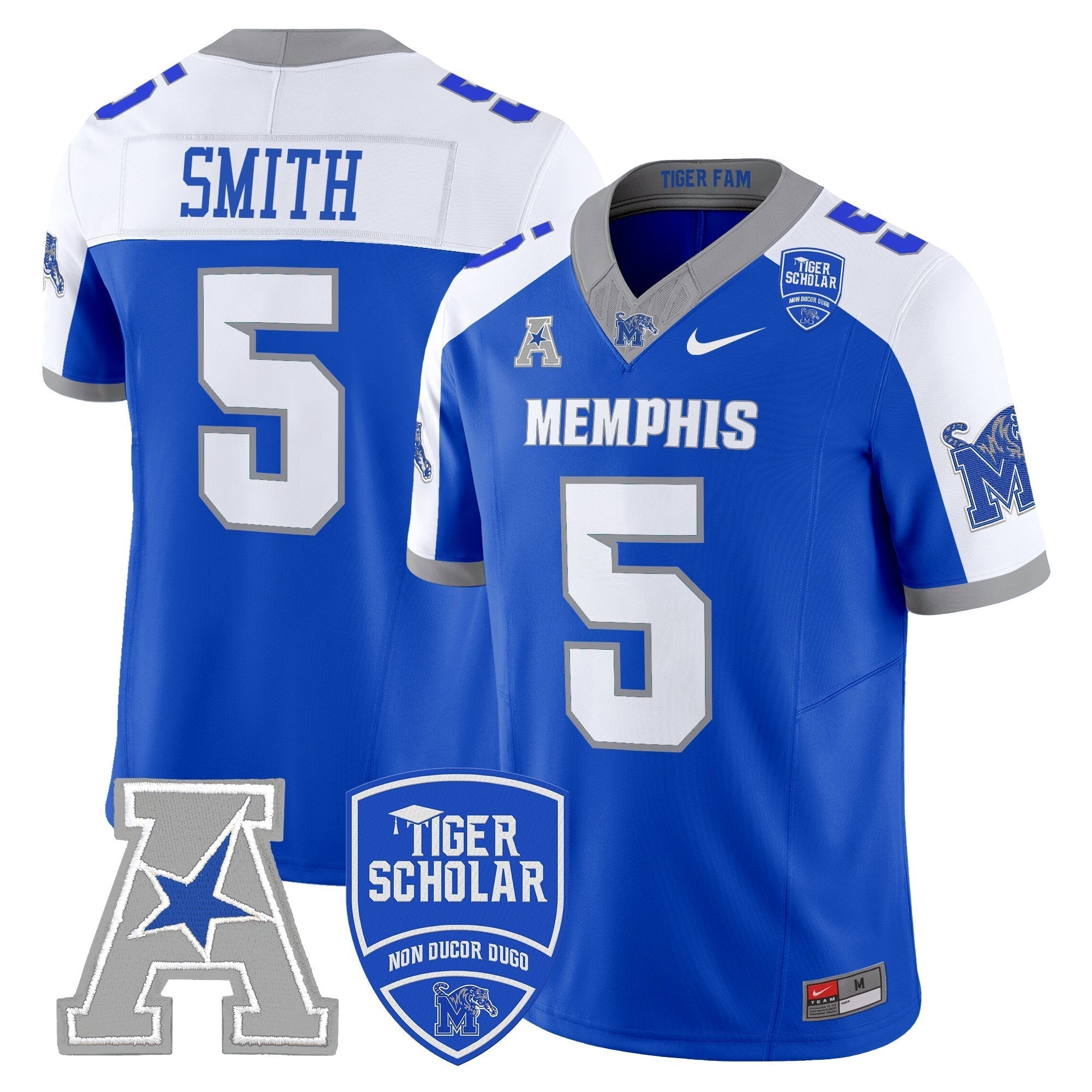 Memphis Tigers 2025 Vapor Limited Jersey - All Stitched