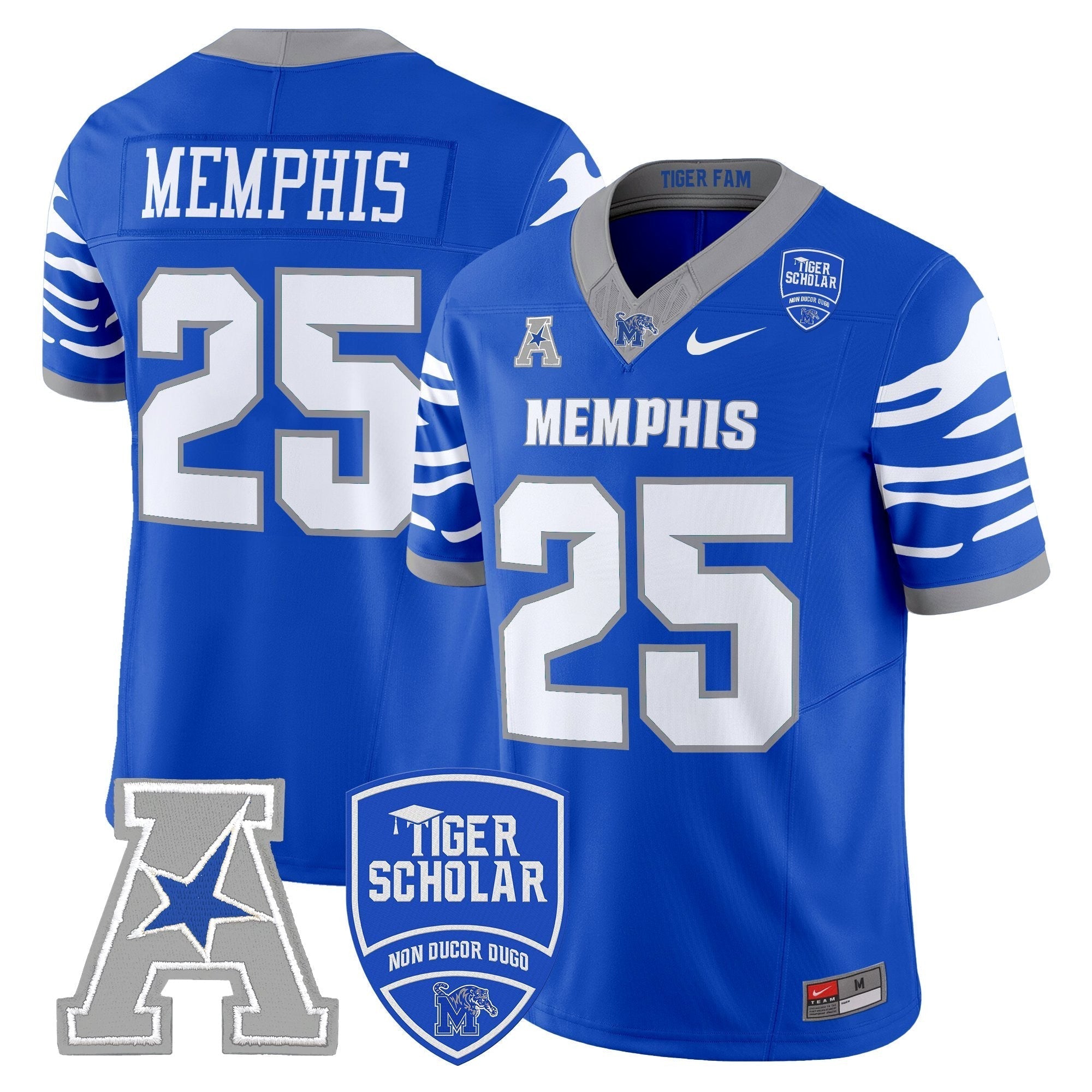 Memphis Tigers 2025 Vapor Limited Jersey - All Stitched