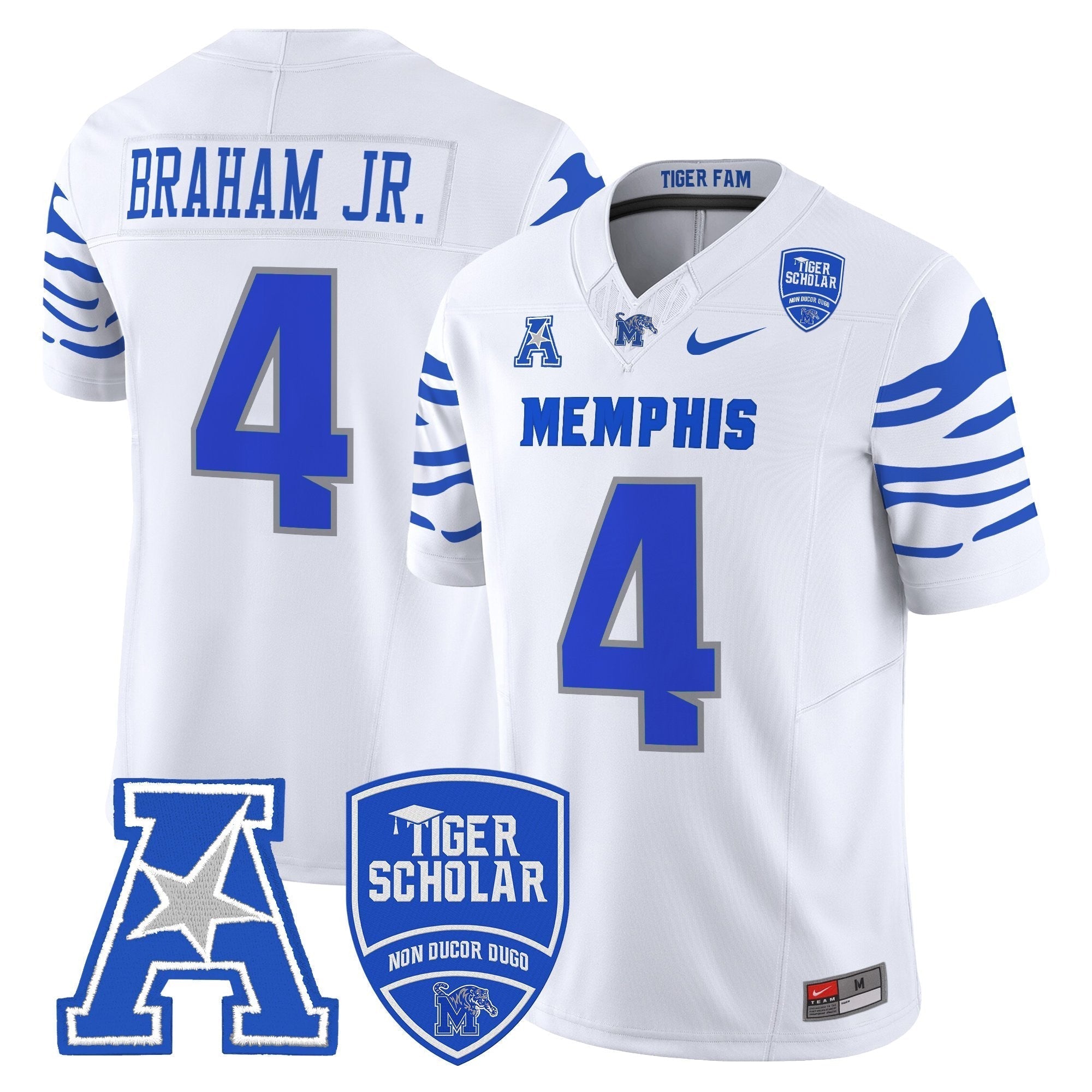 Memphis Tigers 2025 Vapor Limited Jersey - All Stitched