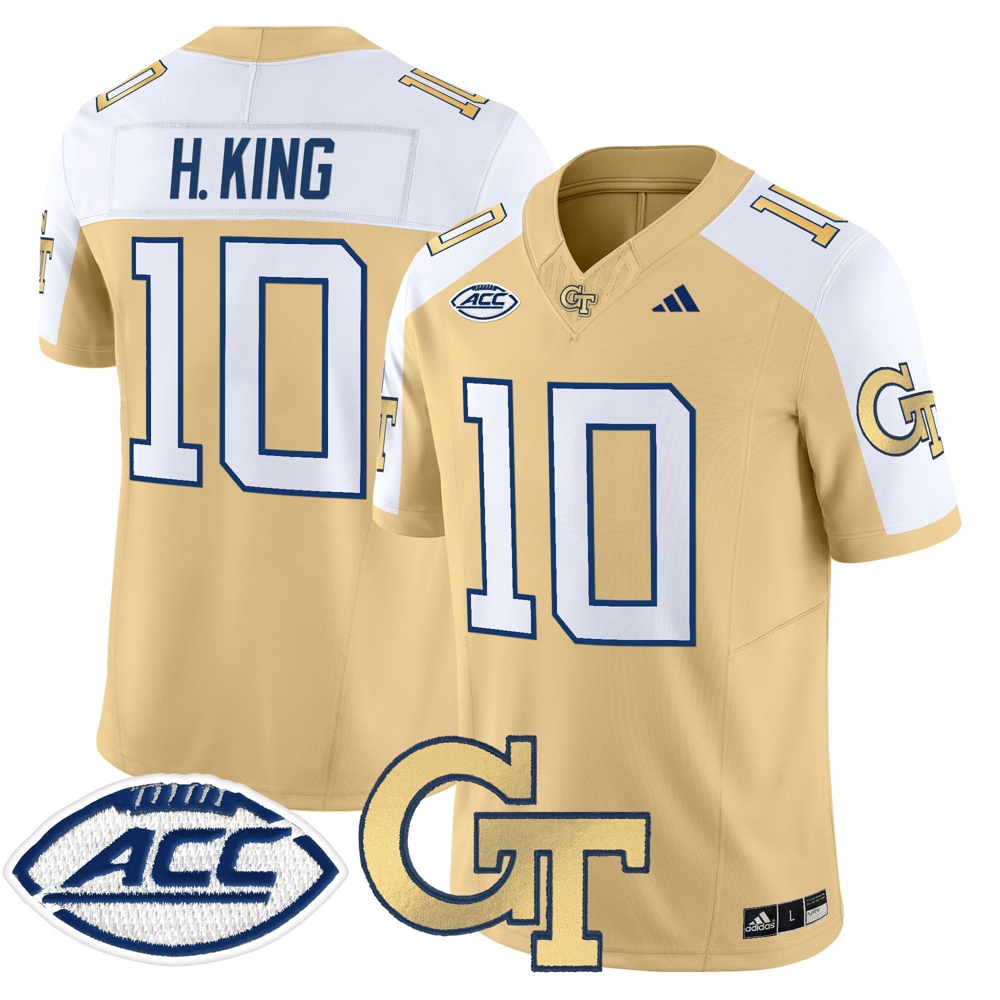 Georgia Tech Yellow Jackets 2025 Vapor Limited Jersey - All stitched