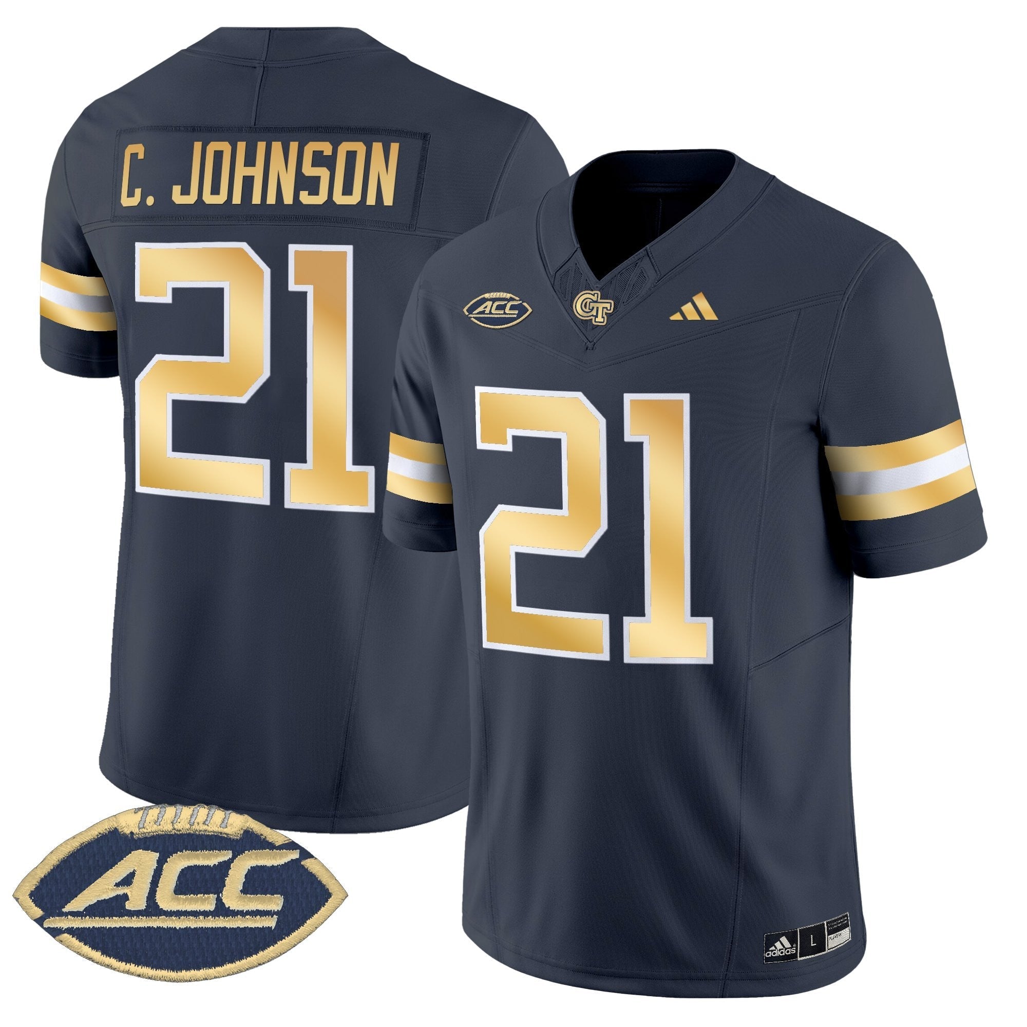 Georgia Tech Yellow Jackets 2025 Vapor Limited Jersey - All stitched