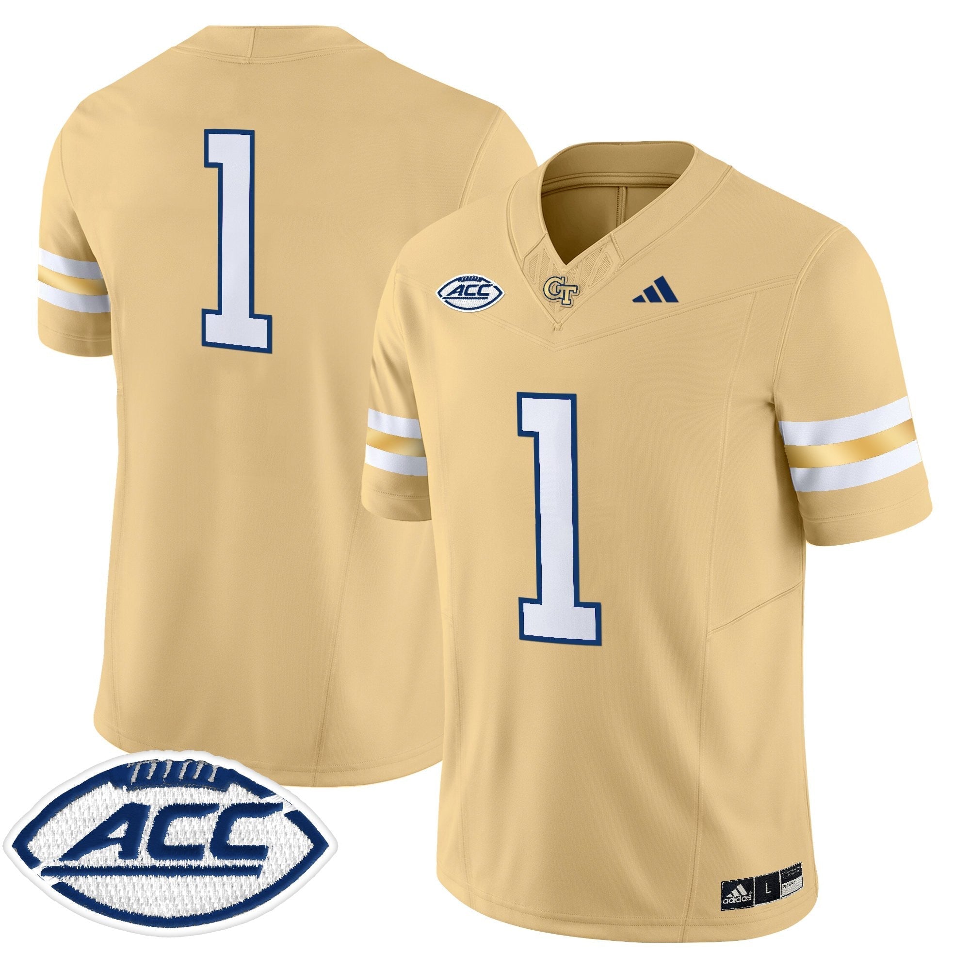 Georgia Tech Yellow Jackets 2025 Vapor Limited Jersey - All stitched