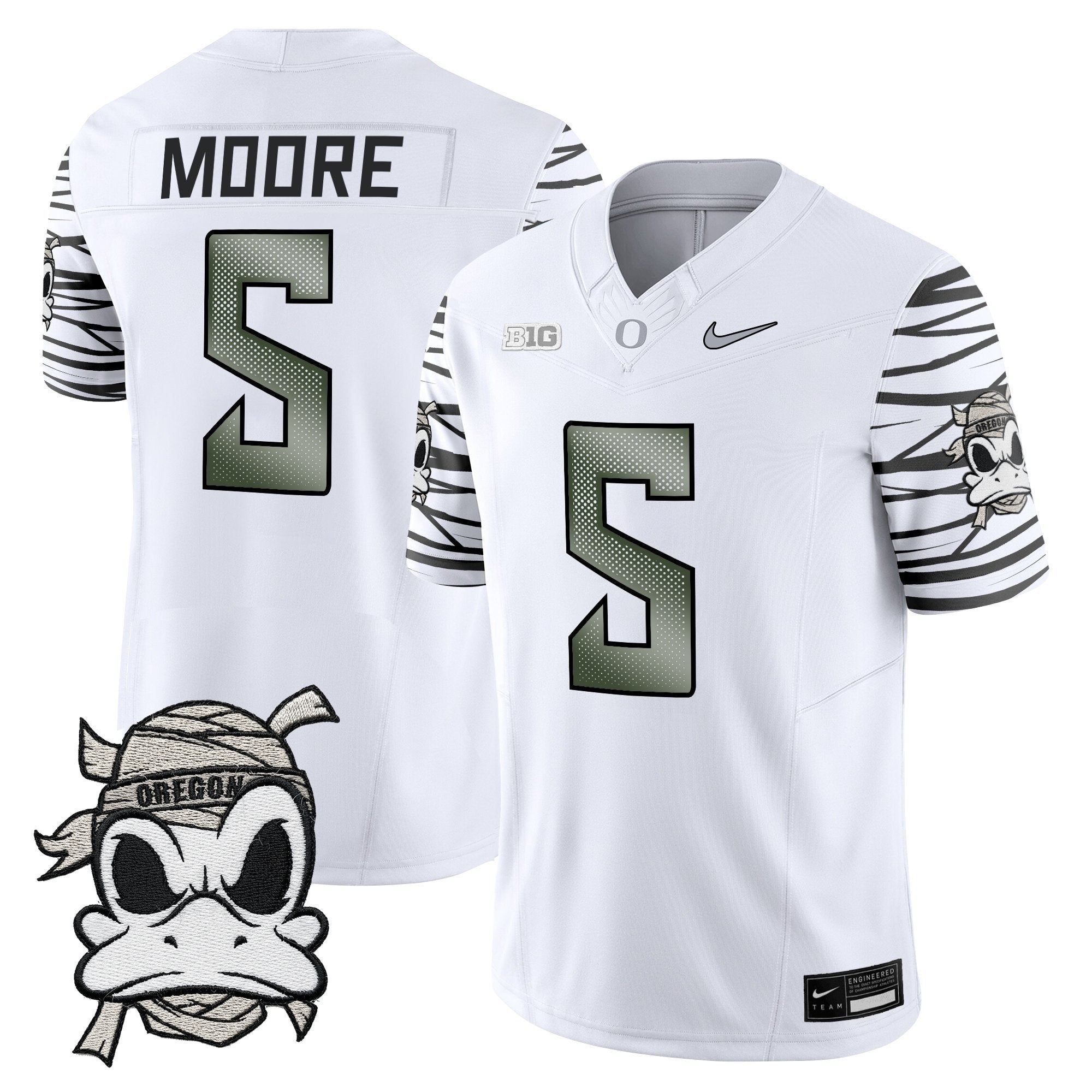 Oregon Ducks 2025 "Mummy Duck" Vapor Limited Jersey V1- All Stitched
