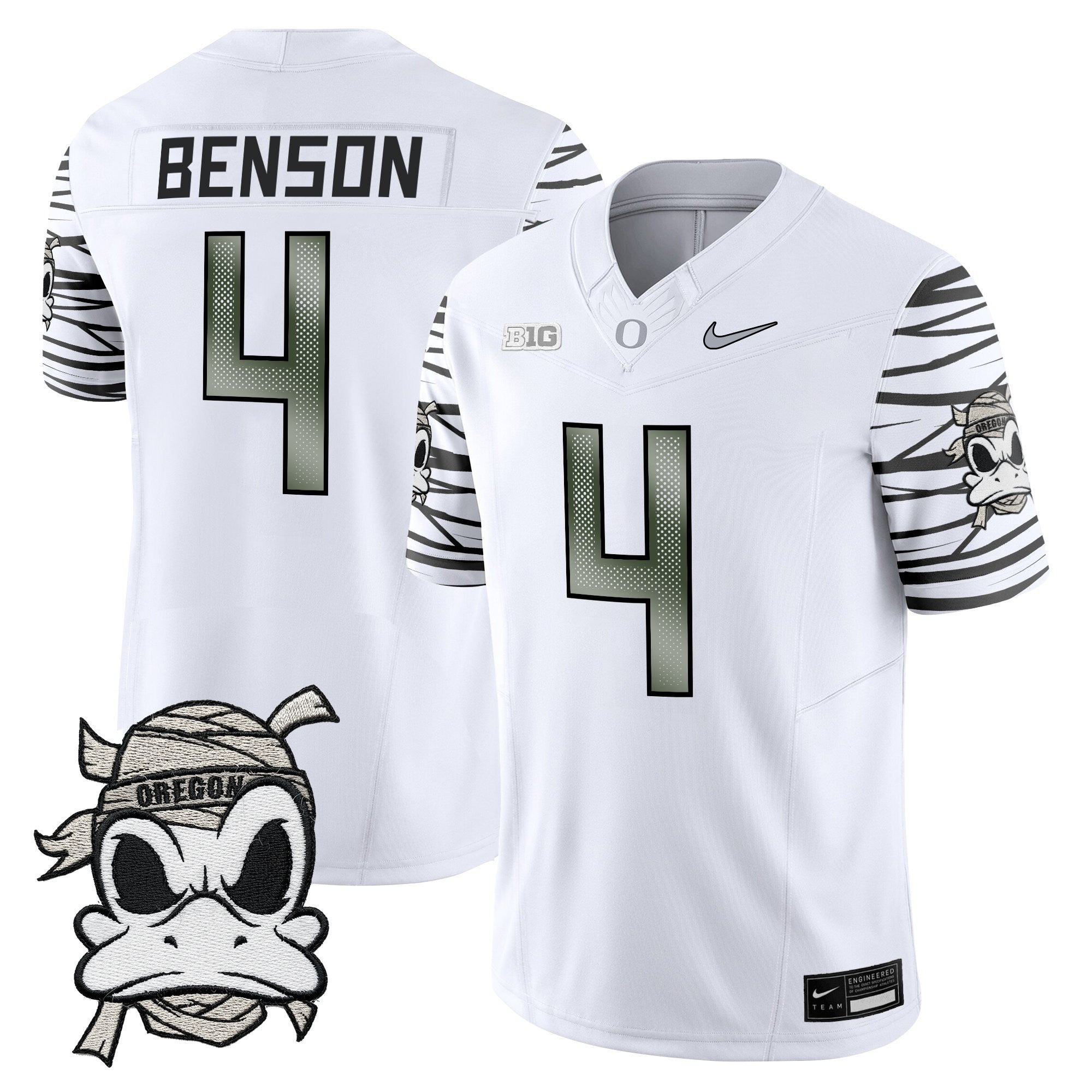 Oregon Ducks 2025 "Mummy Duck" Vapor Limited Jersey V1- All Stitched