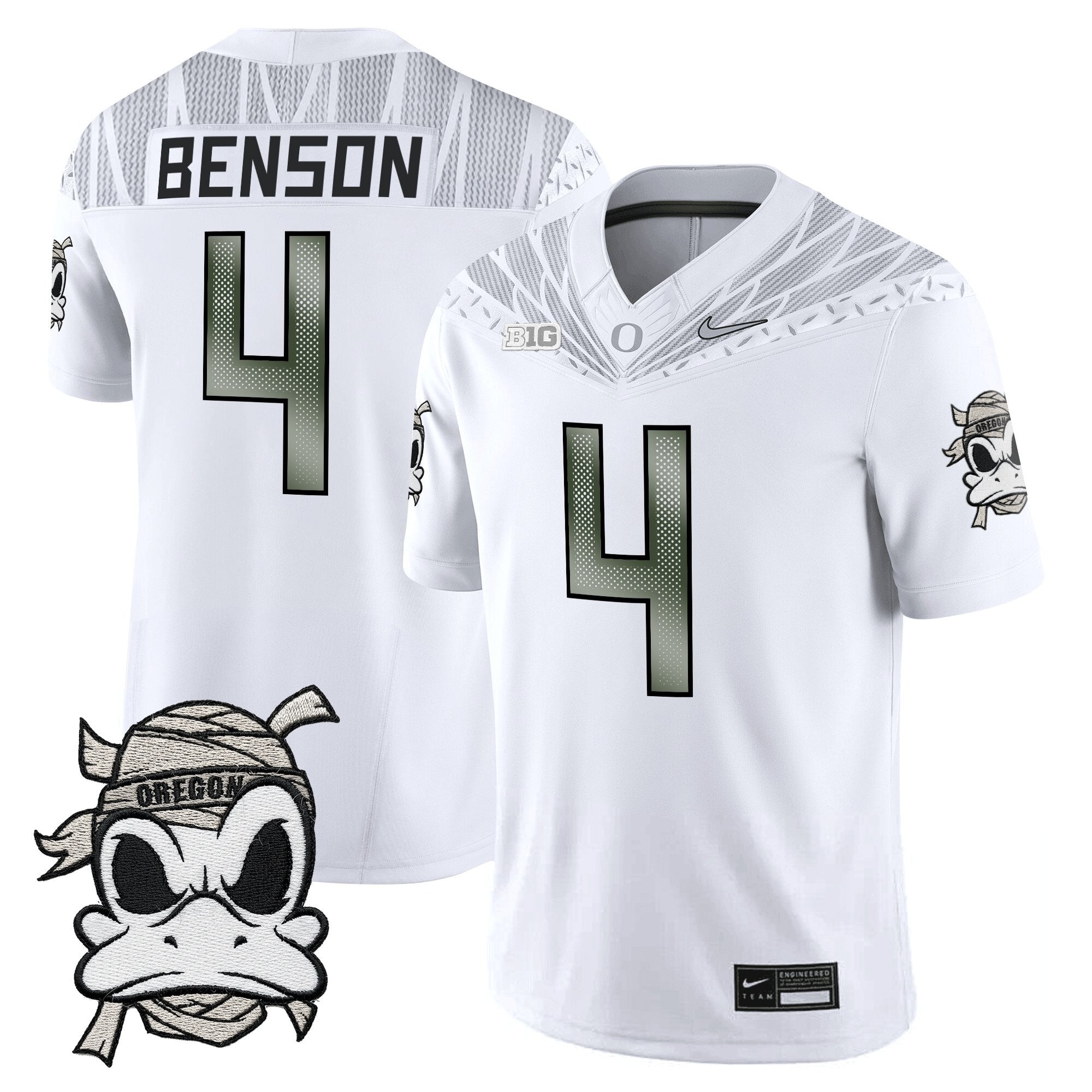 Oregon Ducks 2025 "Mummy Duck" Vapor Limited Jersey V1- All Stitched