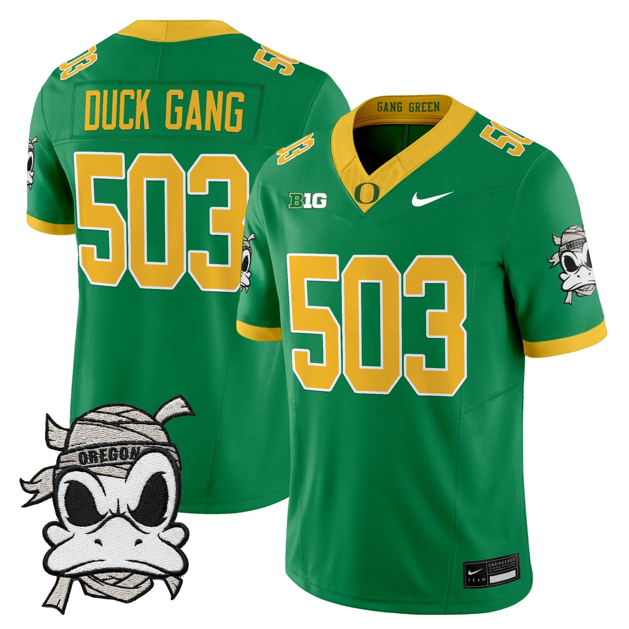 Oregon Ducks 2025 "Mummy Duck" Vapor Limited Jersey V1- All Stitched