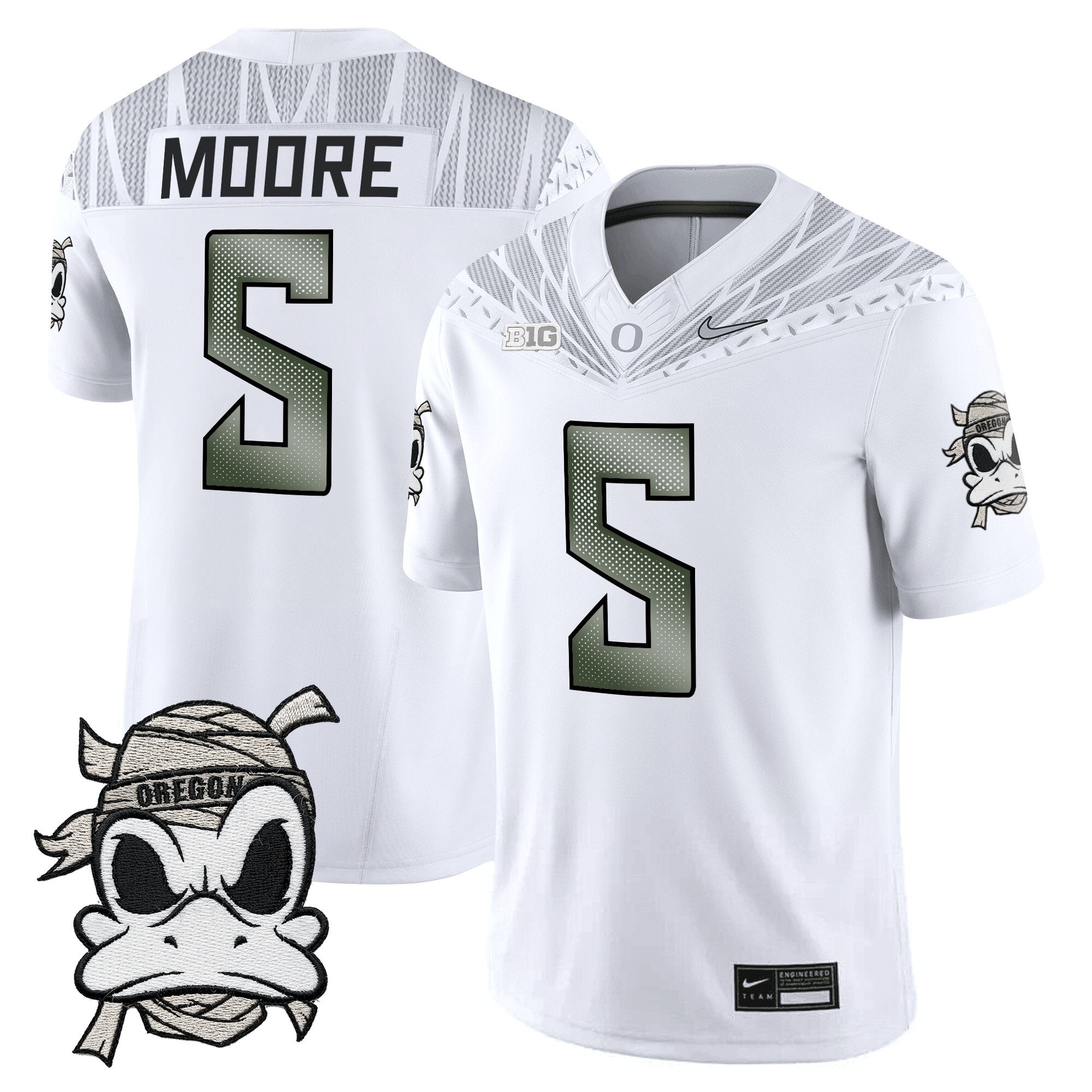 Oregon Ducks 2025 "Mummy Duck" Vapor Limited Jersey V1- All Stitched
