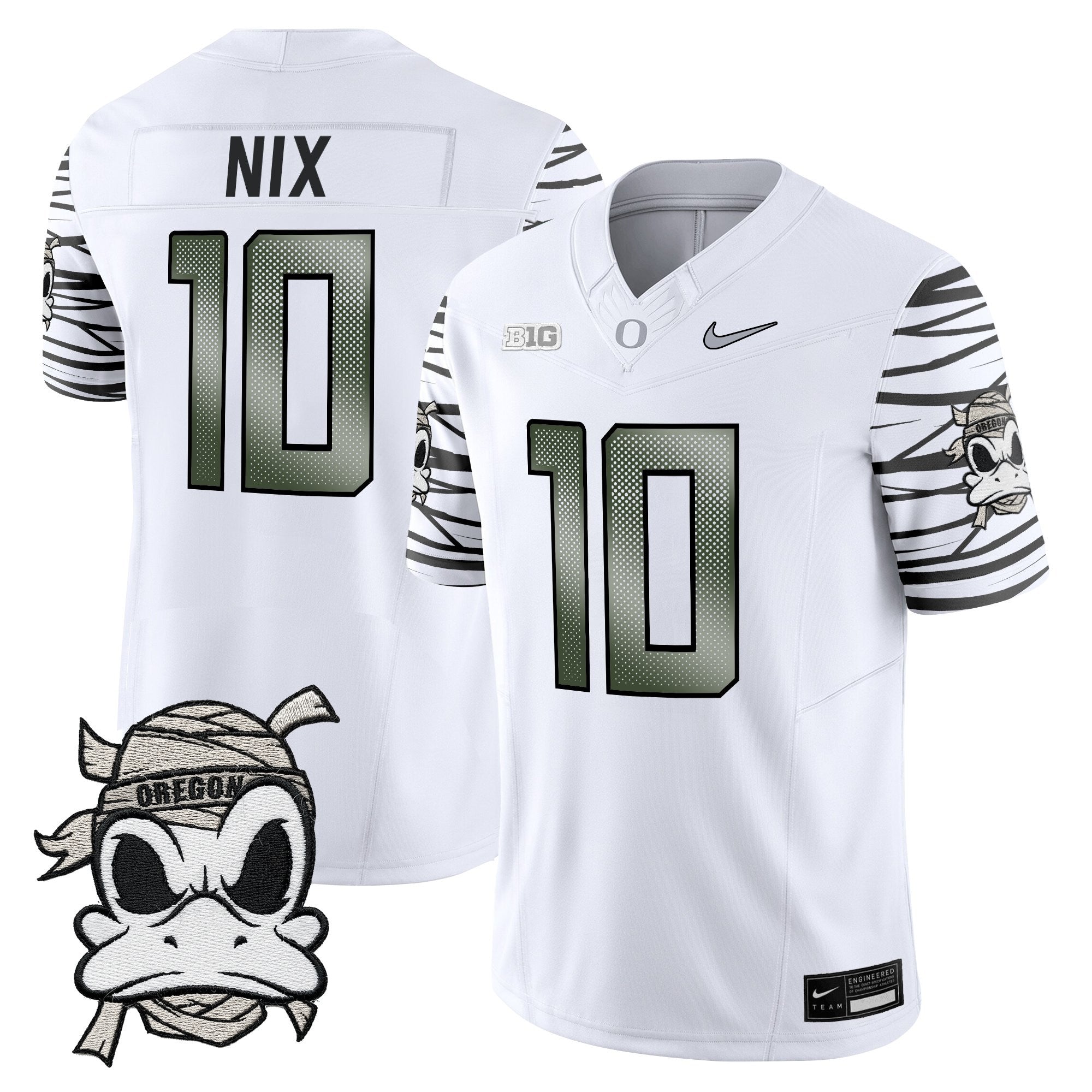 Oregon Ducks 2025 "Mummy Duck" Vapor Limited Jersey V1- All Stitched