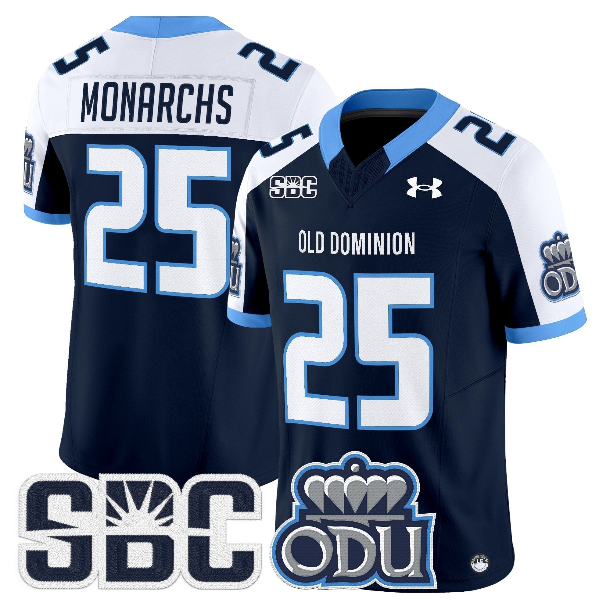 Old Dominion Monarchs 2025 Vapor Limited Jersey - All Stitched