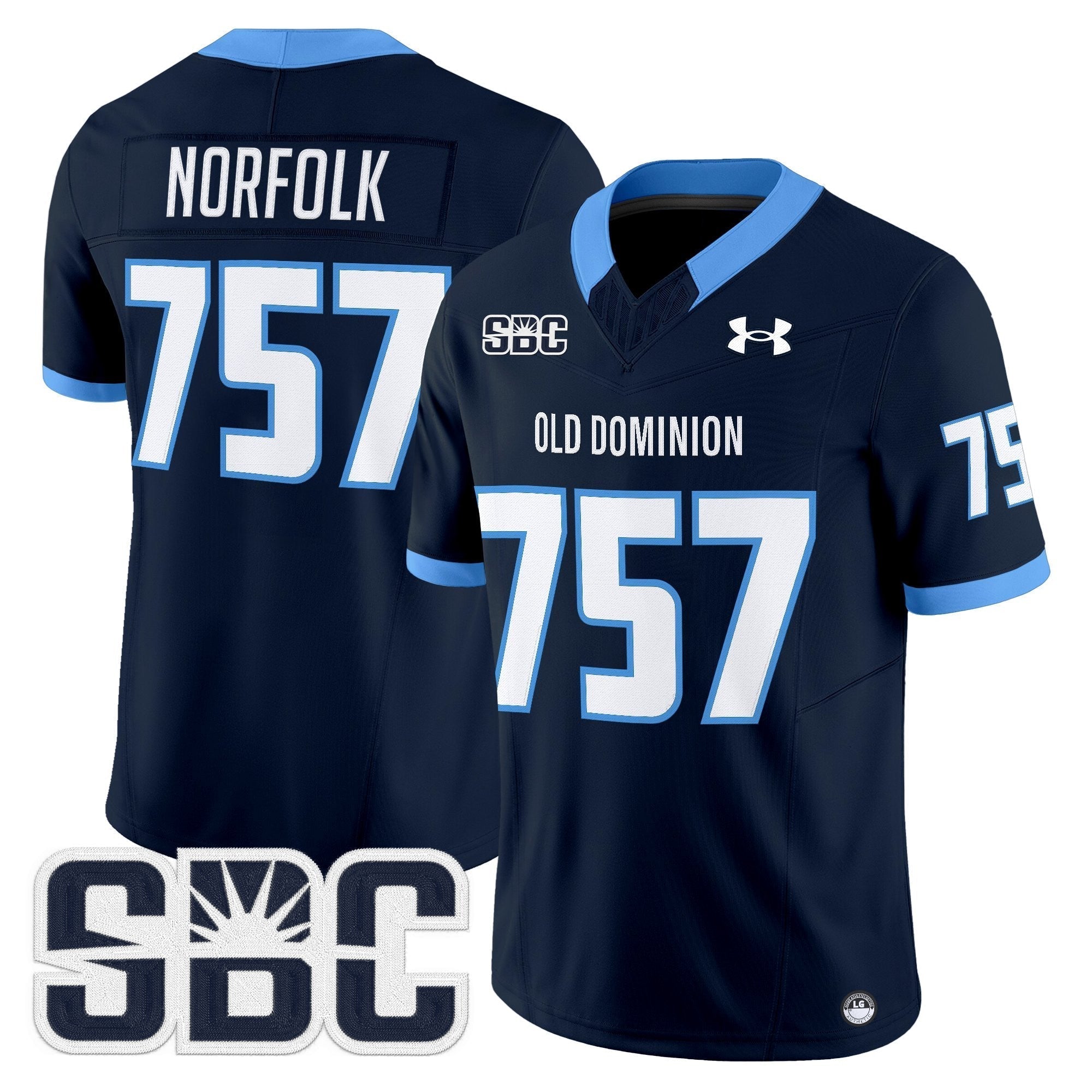 Old Dominion Monarchs 2025 Vapor Limited Jersey - All Stitched