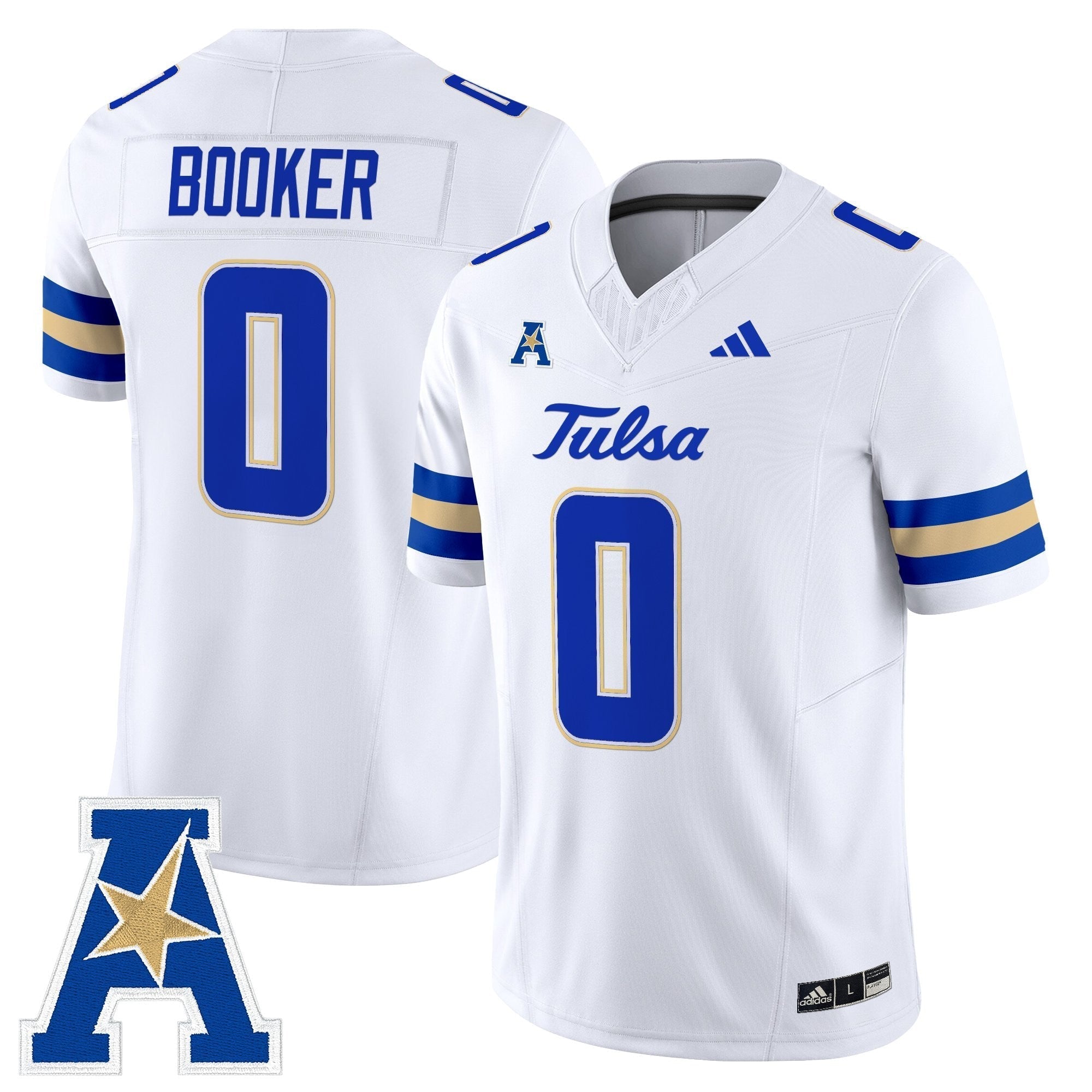 Tulsa Golden Hurricane 2025 Vapor Limited Jersey - All Stitched
