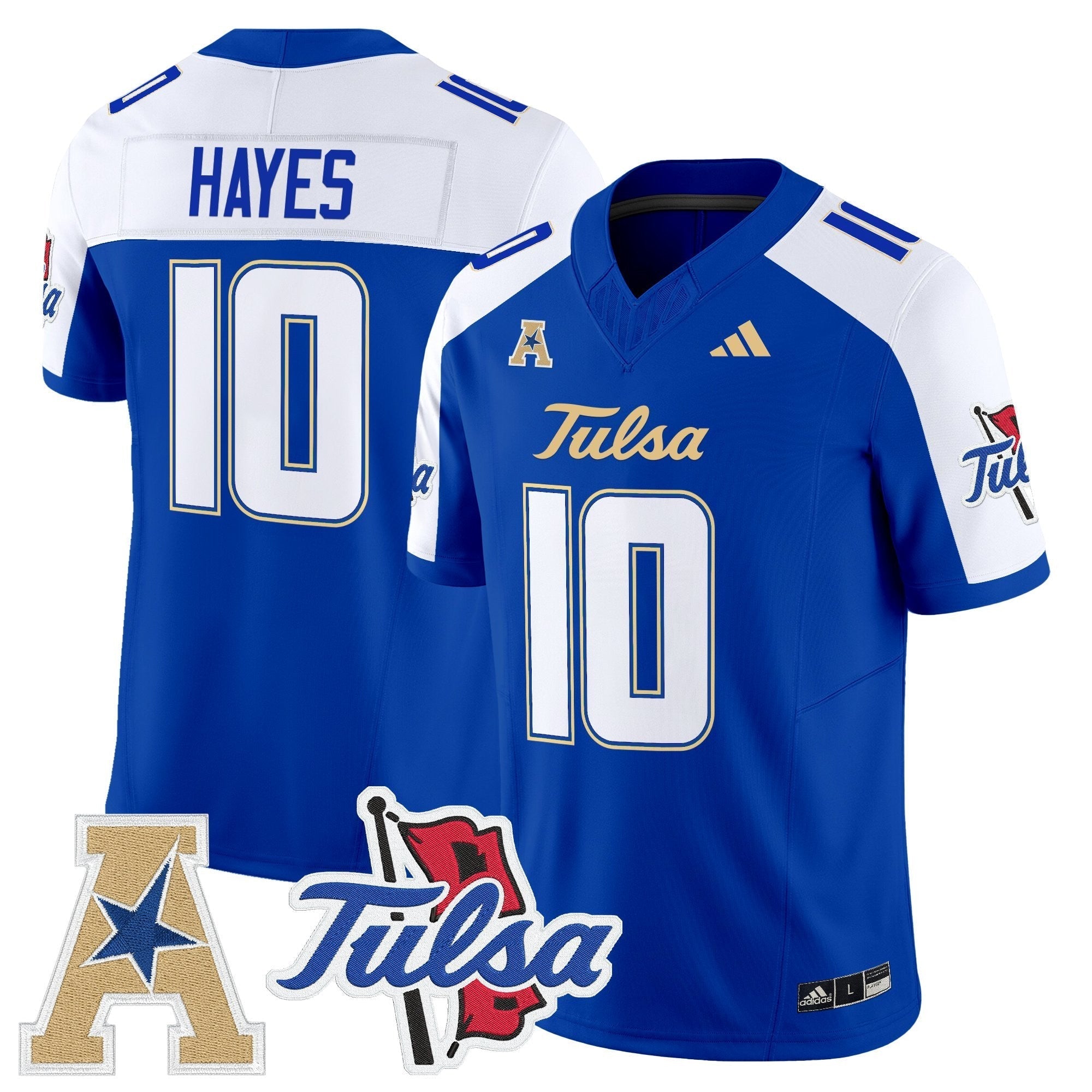 Tulsa Golden Hurricane 2025 Vapor Limited Jersey - All Stitched