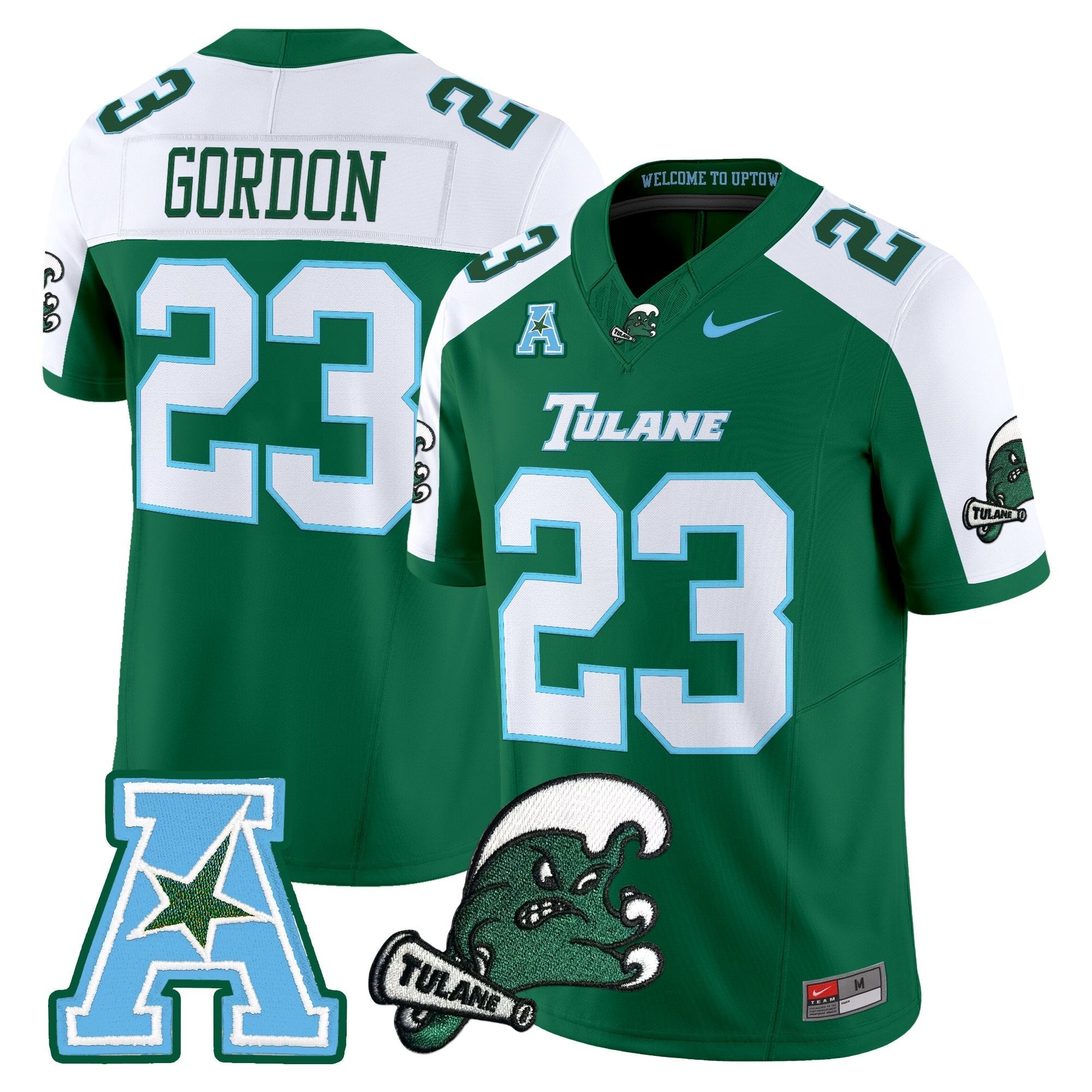 Tulane Green Wave 2025 Vapor Limited Jersey - All Stitched