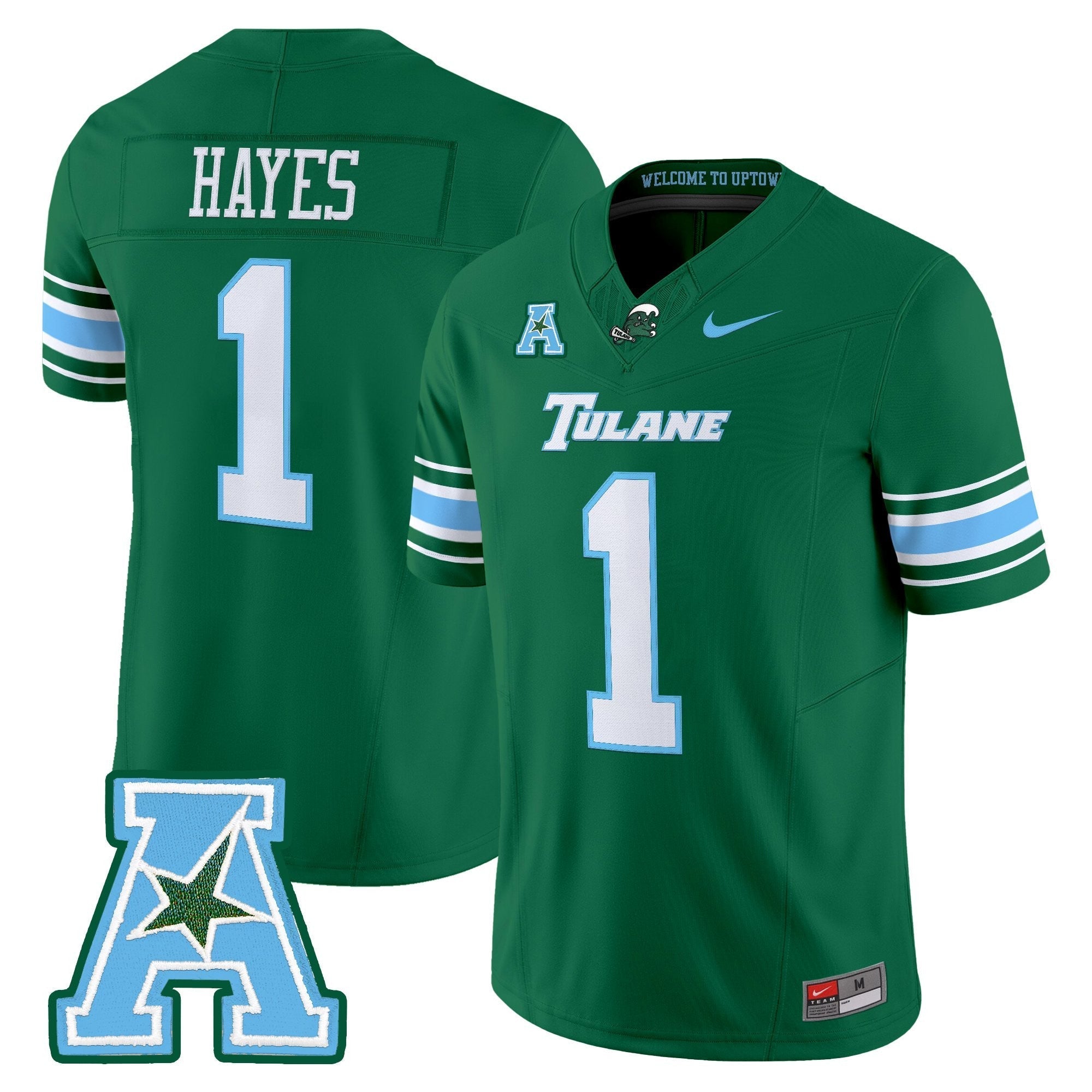 Tulane Green Wave 2025 Vapor Limited Jersey - All Stitched