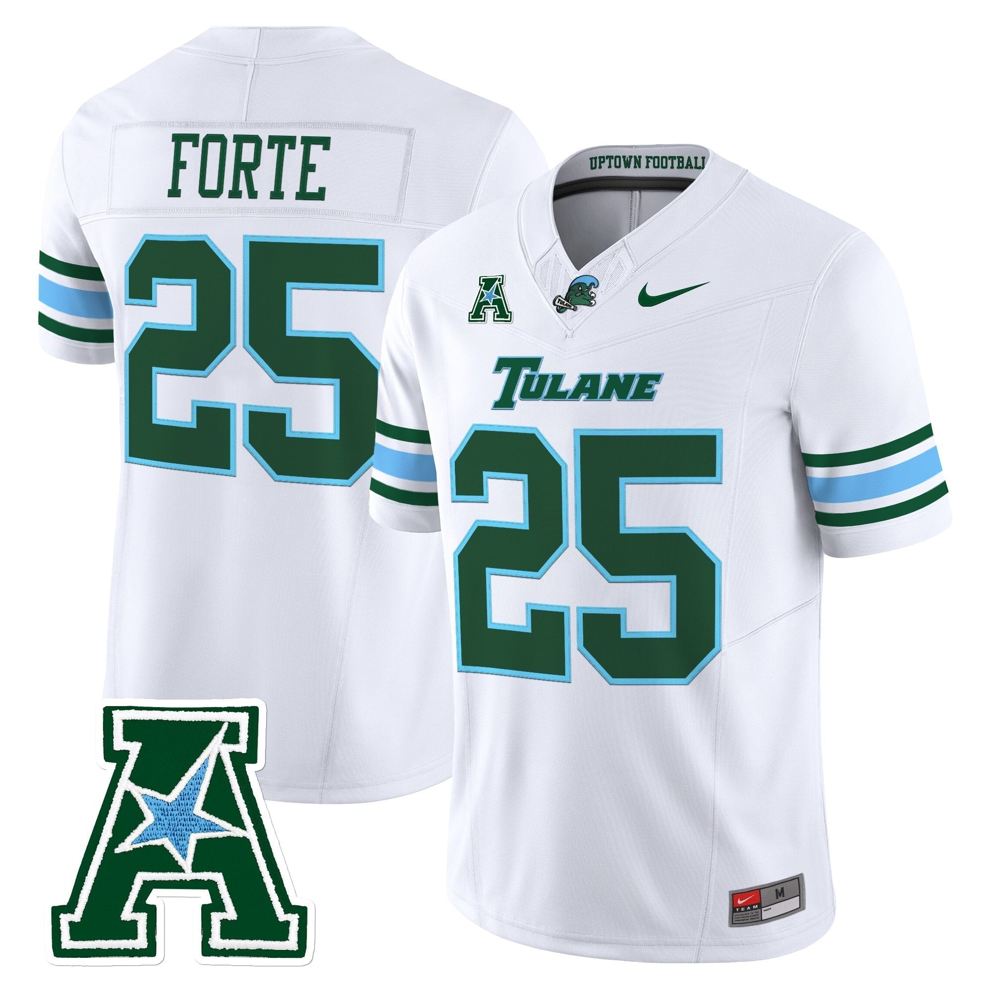 Tulane Green Wave 2025 Vapor Limited Jersey - All Stitched