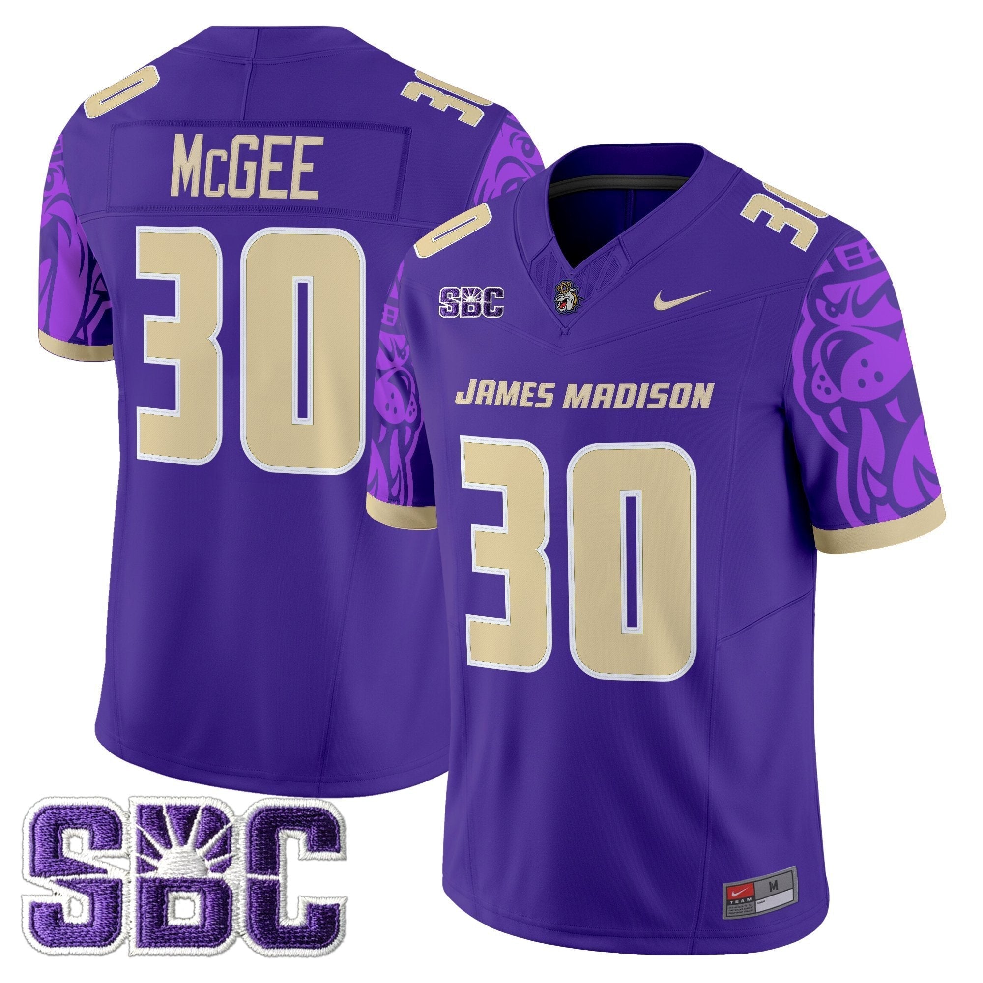 James Madison Dukes 2025 Vapor Limited Jersey V2 - All Stitched