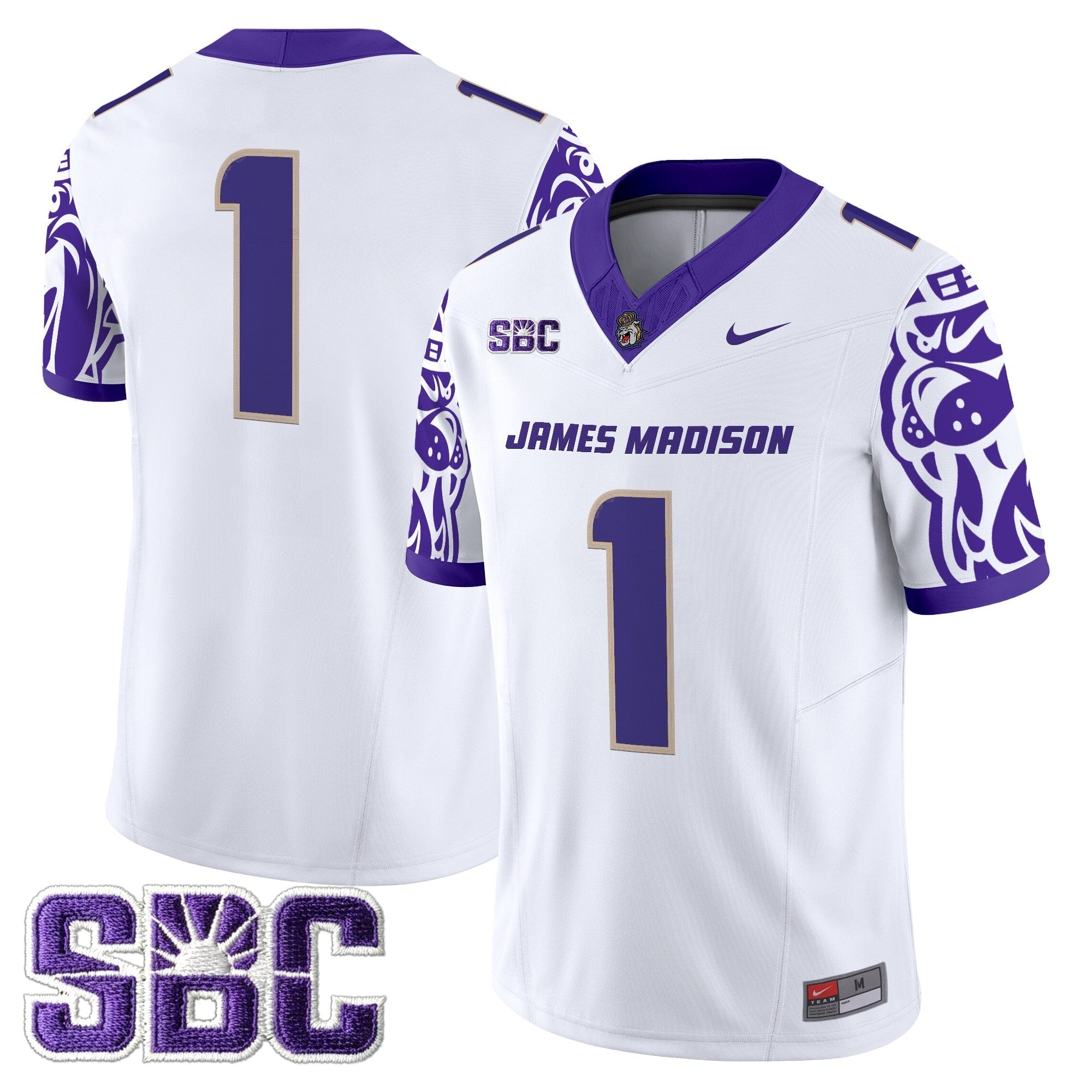 James Madison Dukes 2025 Vapor Limited Jersey V2 - All Stitched