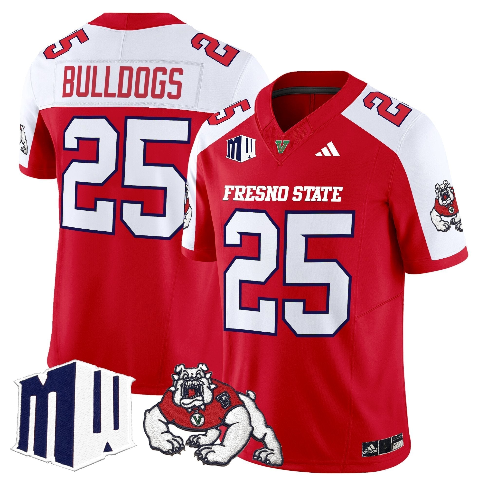 Fresno State Bulldogs 2025 Vapor Limited Jersey - All Stitched
