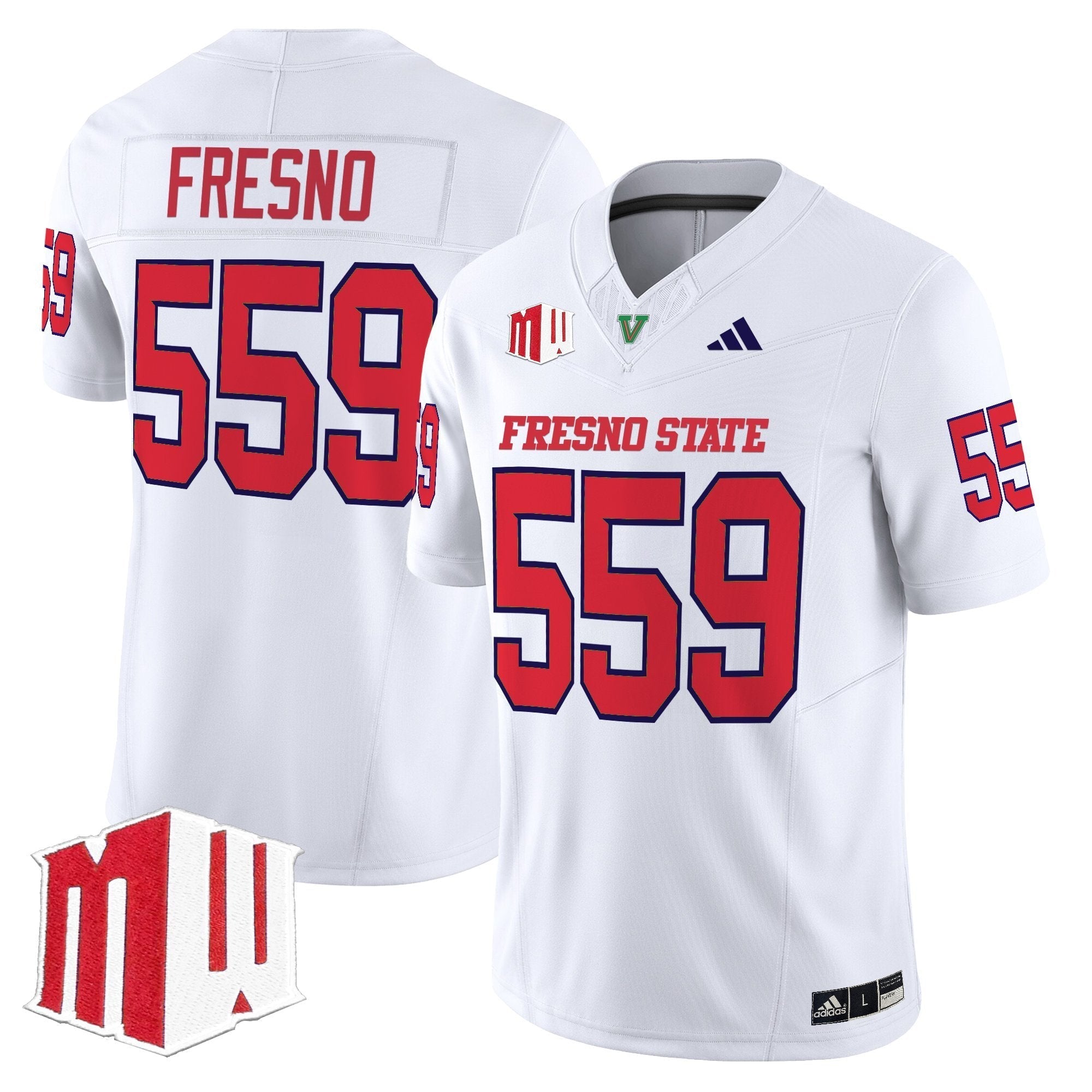 Fresno State Bulldogs 2025 Vapor Limited Jersey - All Stitched