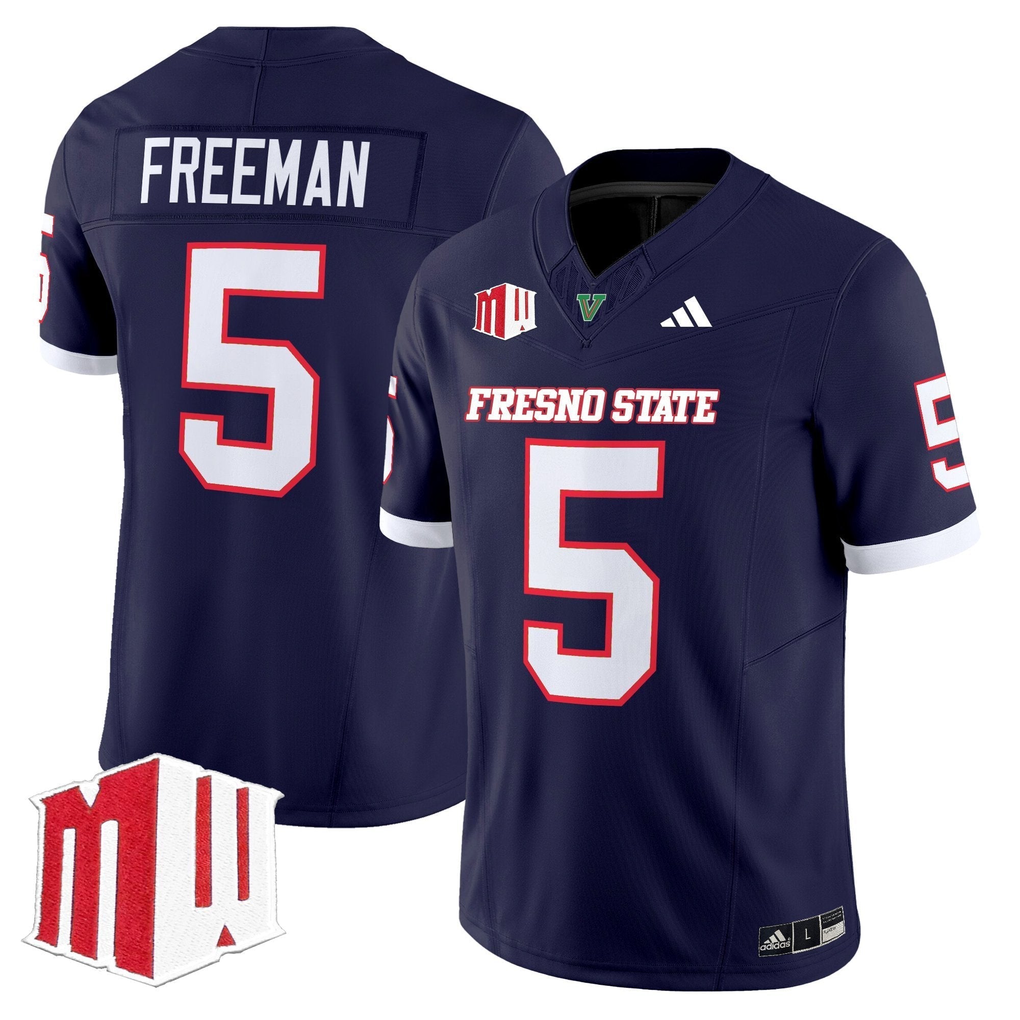 Fresno State Bulldogs 2025 Vapor Limited Jersey - All Stitched