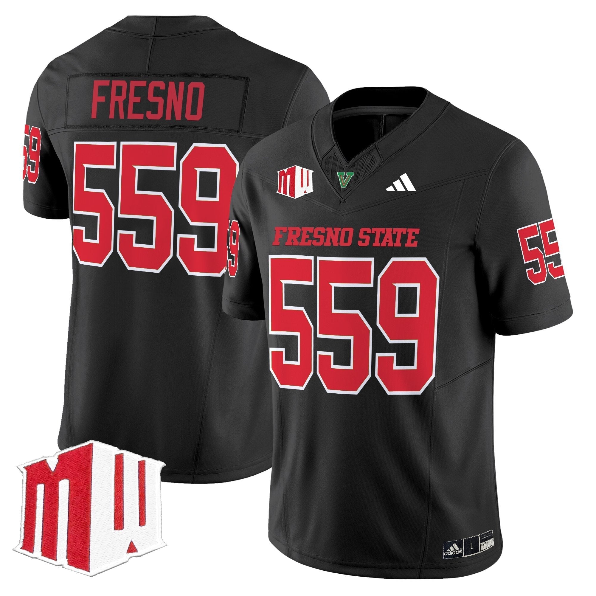 Fresno State Bulldogs 2025 Vapor Limited Jersey - All Stitched