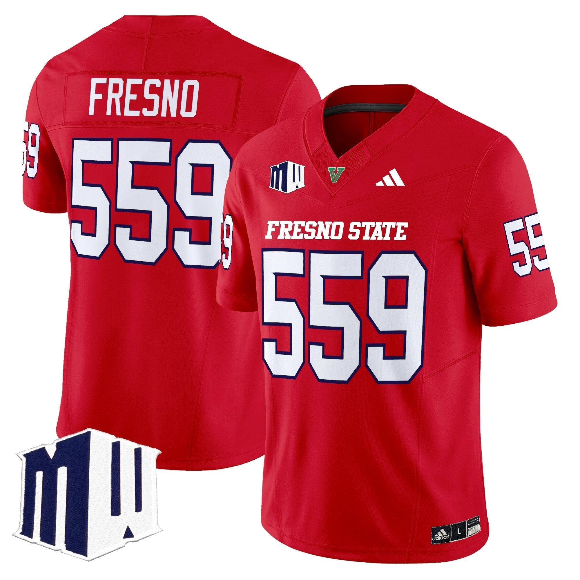 Fresno State Bulldogs 2025 Vapor Limited Jersey - All Stitched