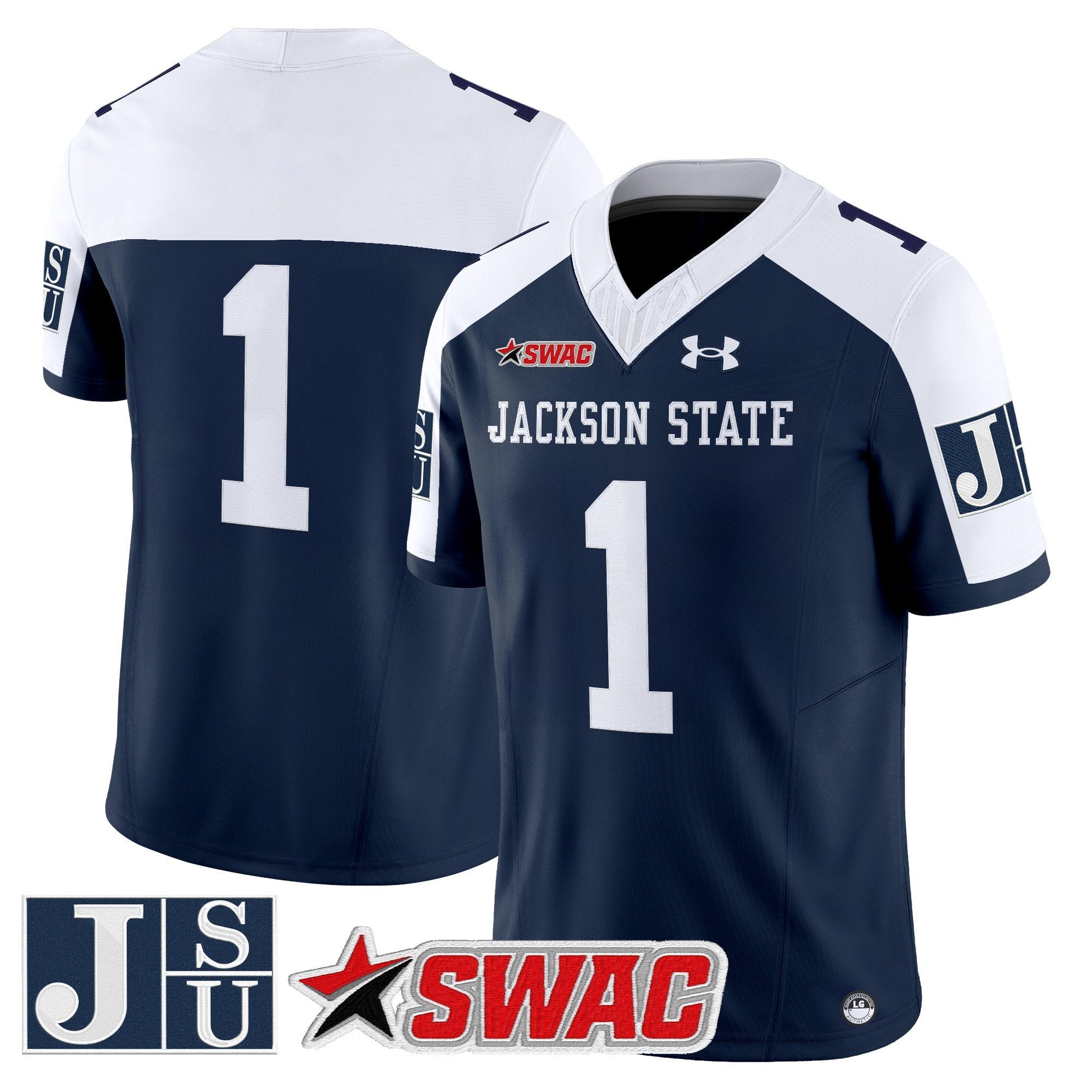 Jackson State Tigers 2025 Vapor Limited Jersey - All Stitched
