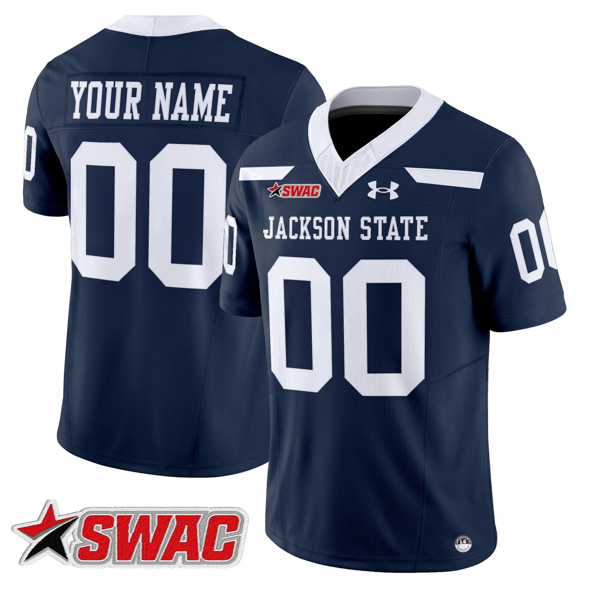 Jackson State Tigers 2025 Vapor Limited Custom Jersey - All Stitched