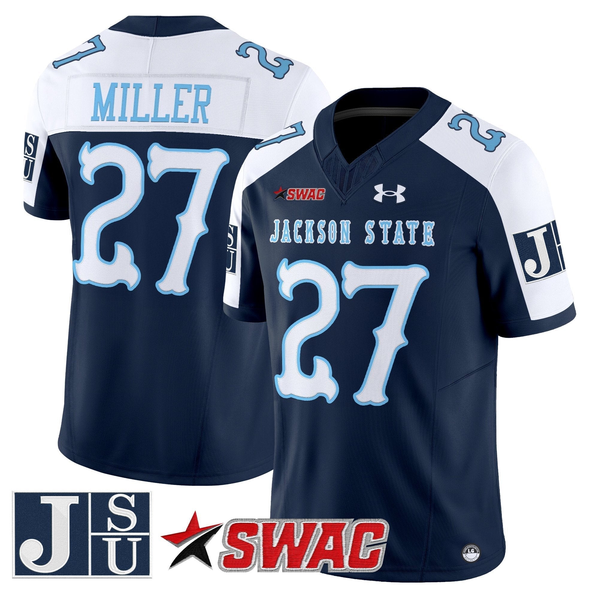 Jackson State Tigers 2025 Vapor Limited Jersey V2 - All Stitched