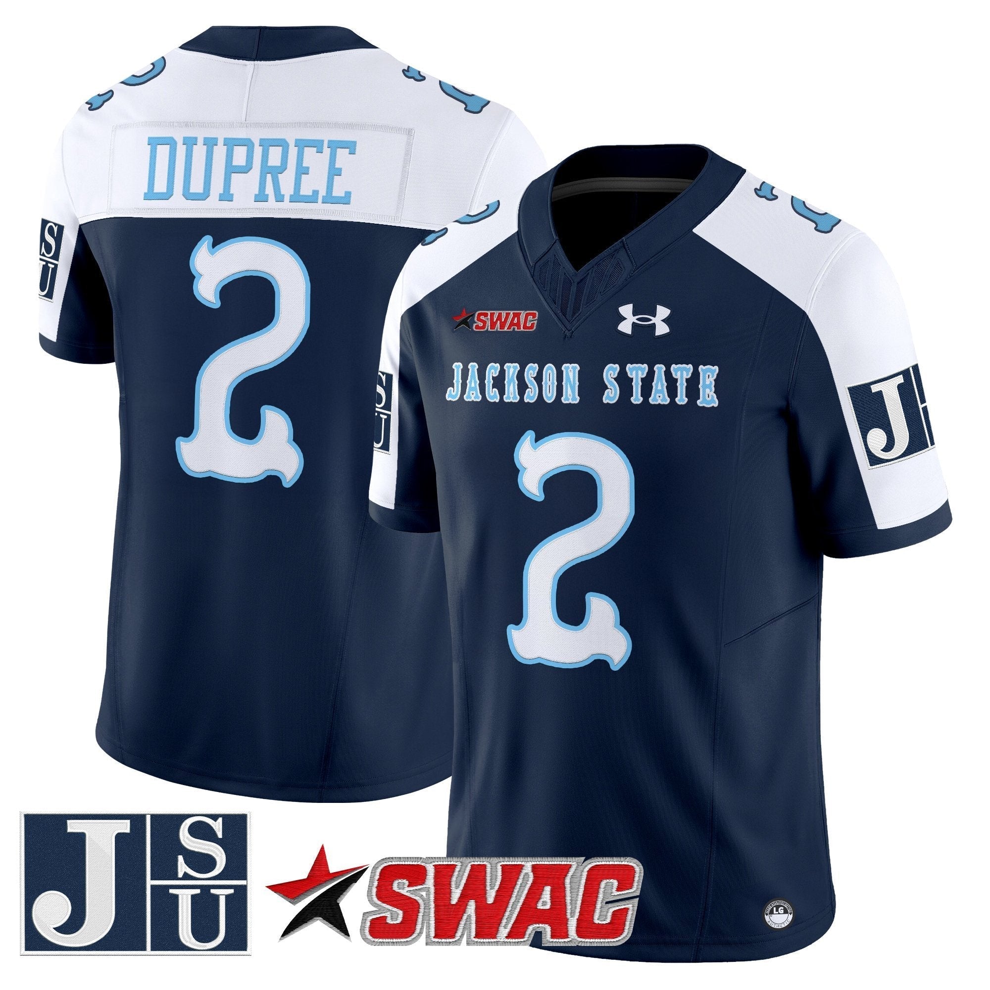 Jackson State Tigers 2025 Vapor Limited Jersey V2 - All Stitched