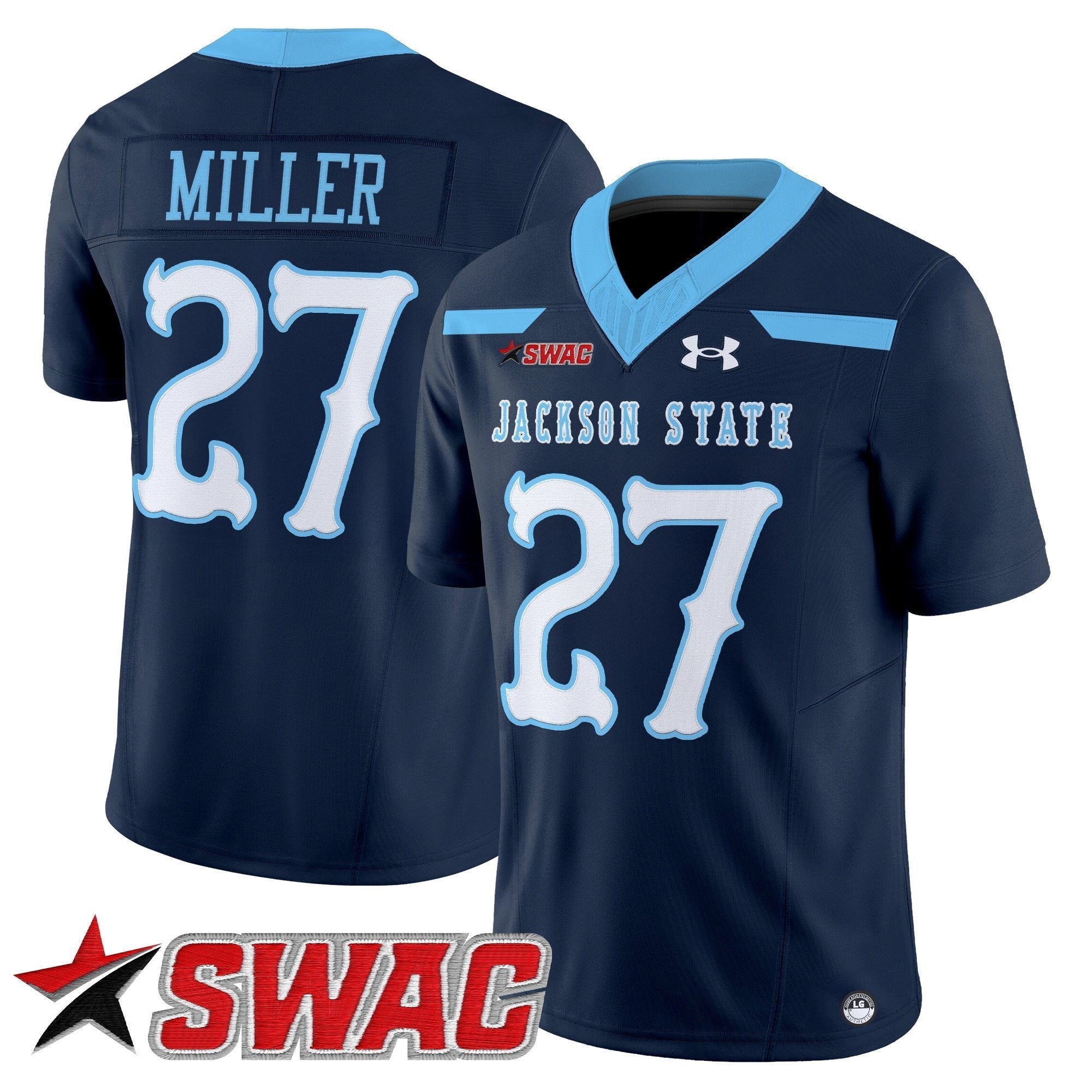 Jackson State Tigers 2025 Vapor Limited Jersey V2 - All Stitched