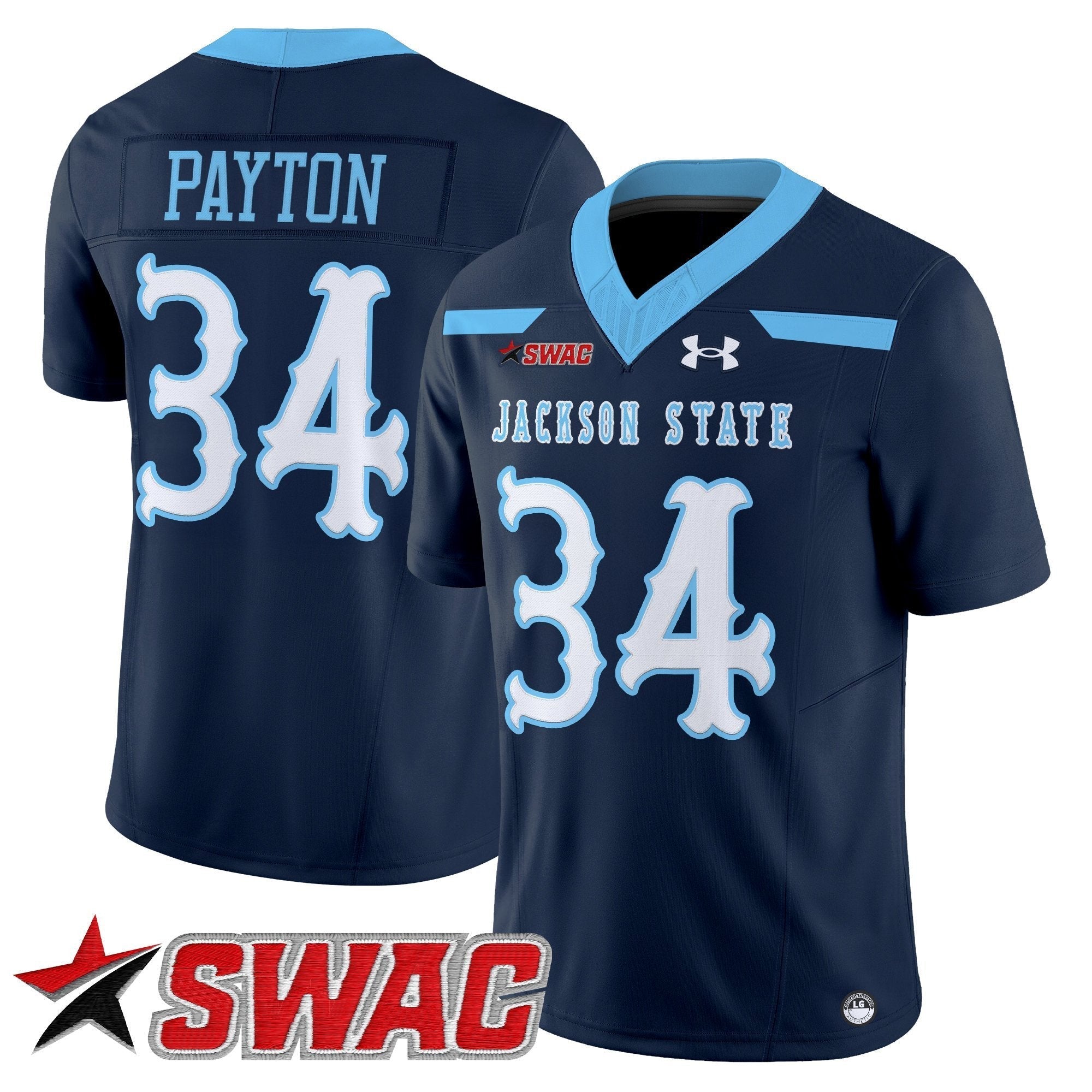 Jackson State Tigers 2025 Vapor Limited Jersey V2 - All Stitched
