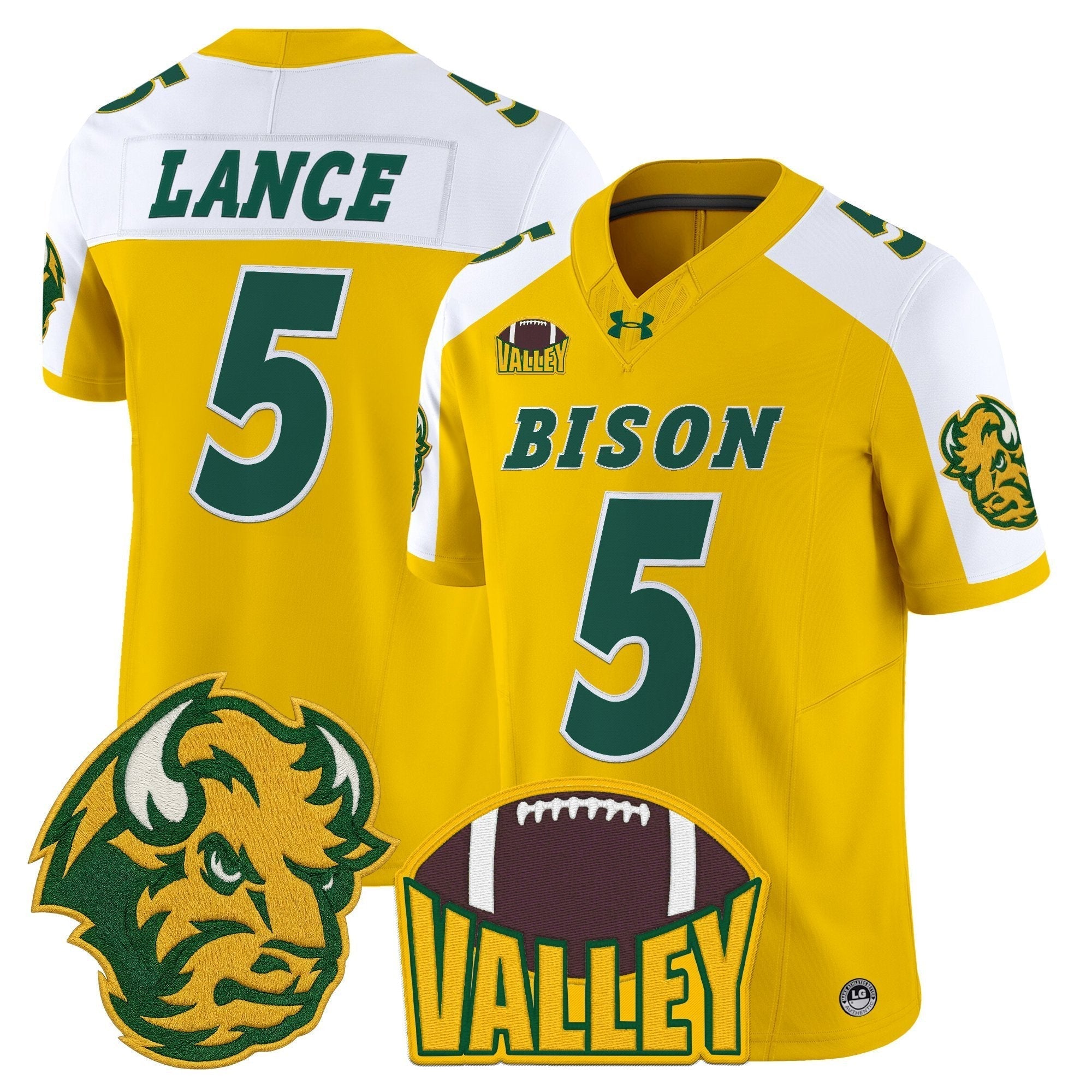 North Dakota State Bison 2025 Vapor Limited Jersey - All Stitched