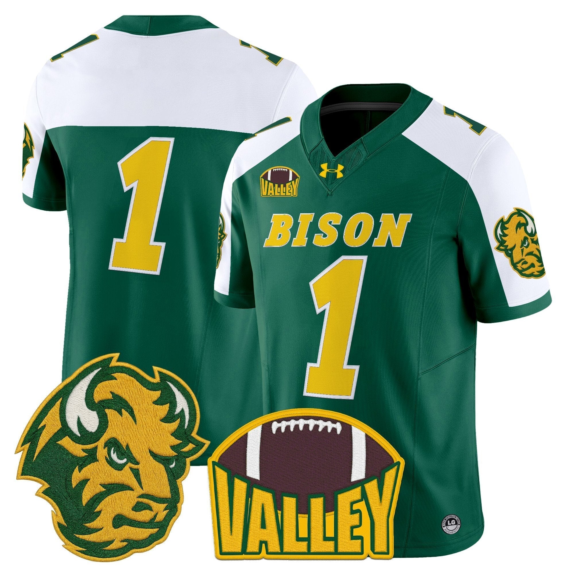 North Dakota State Bison 2025 Vapor Limited Jersey - All Stitched