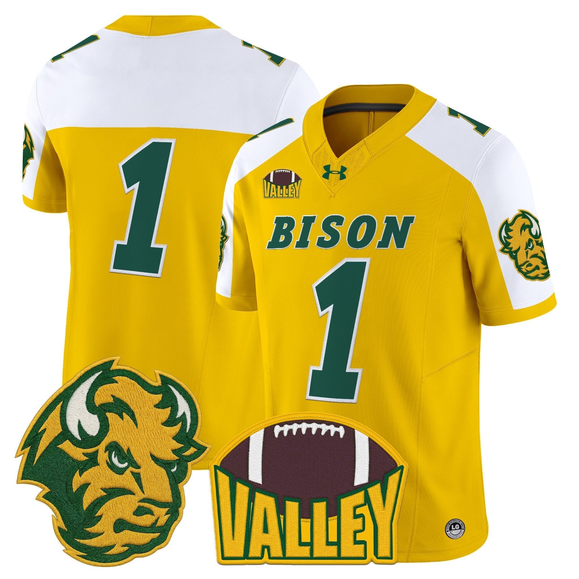 North Dakota State Bison 2025 Vapor Limited Jersey - All Stitched