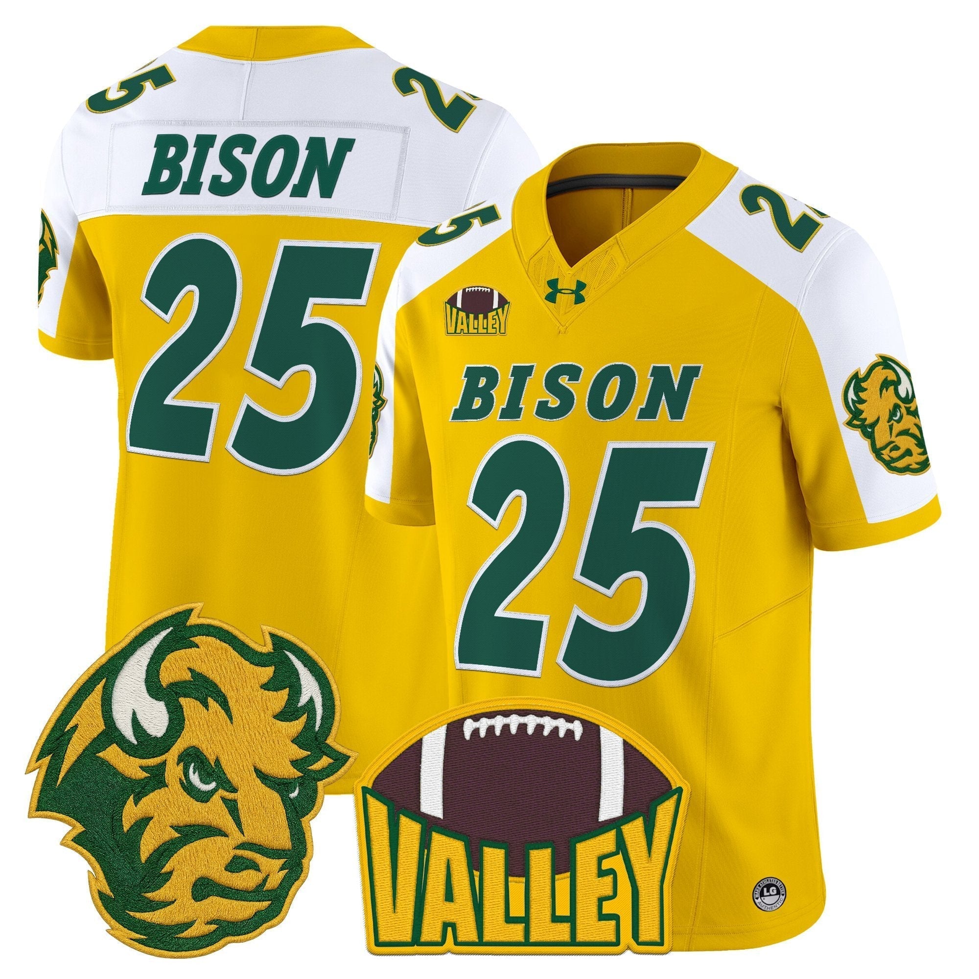 North Dakota State Bison 2025 Vapor Limited Jersey - All Stitched