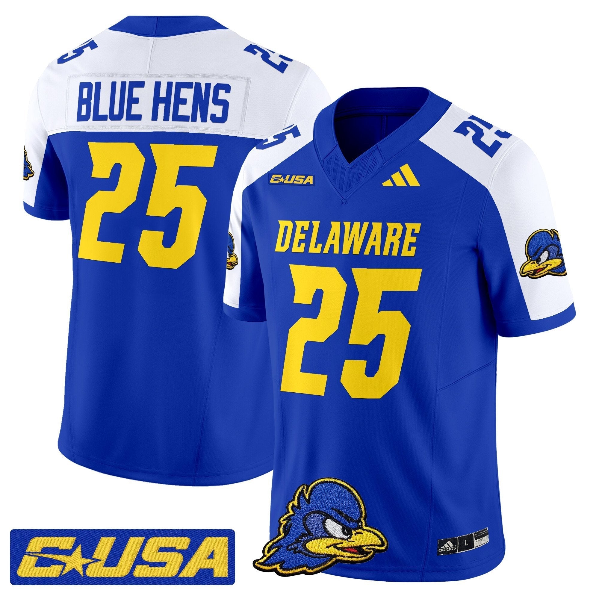 Delaware Blue Hens 2025 Vapor Limited Jersey - All Stitched