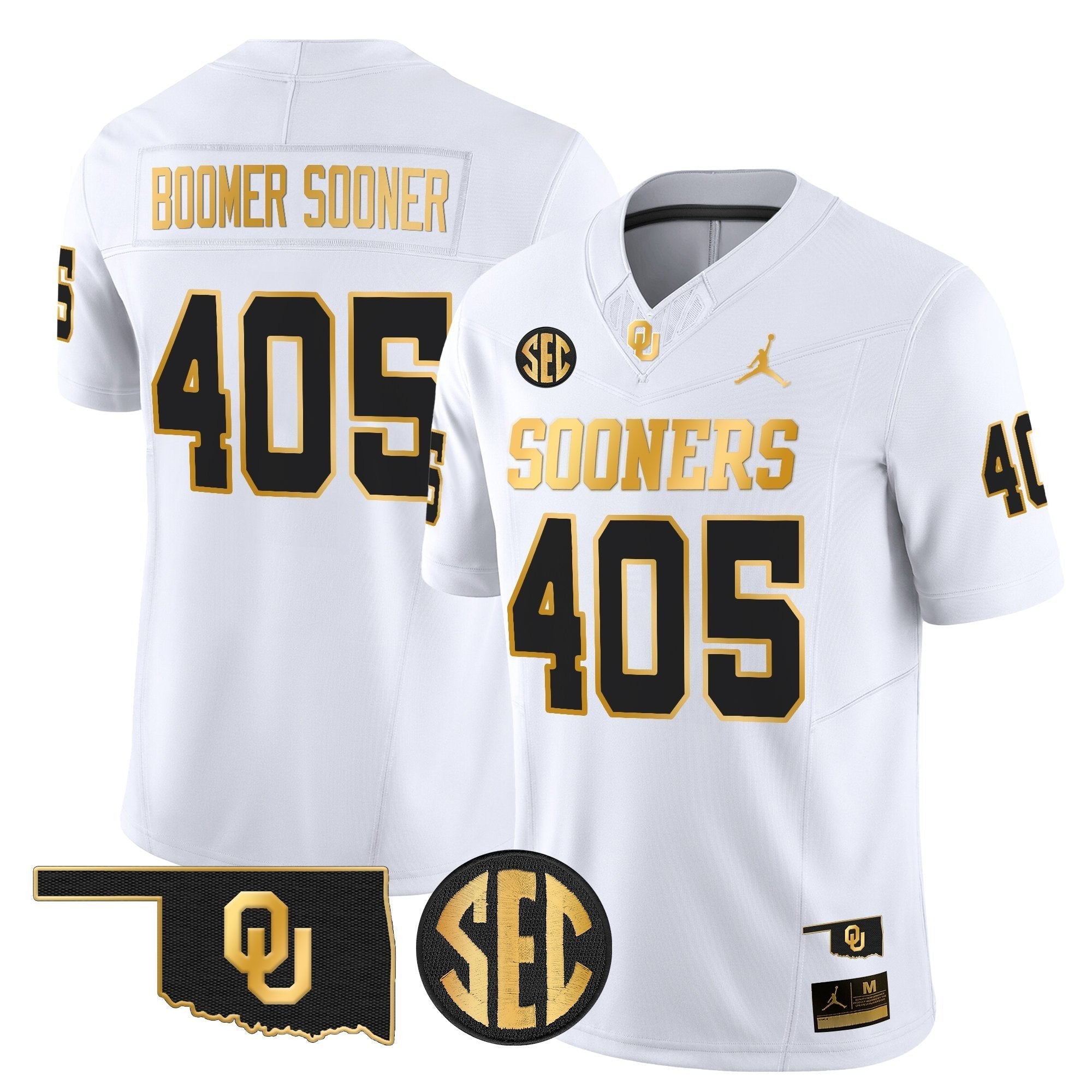 Oklahoma Sooners 2025 Gold Vapor Limited Jersey - All Stitched