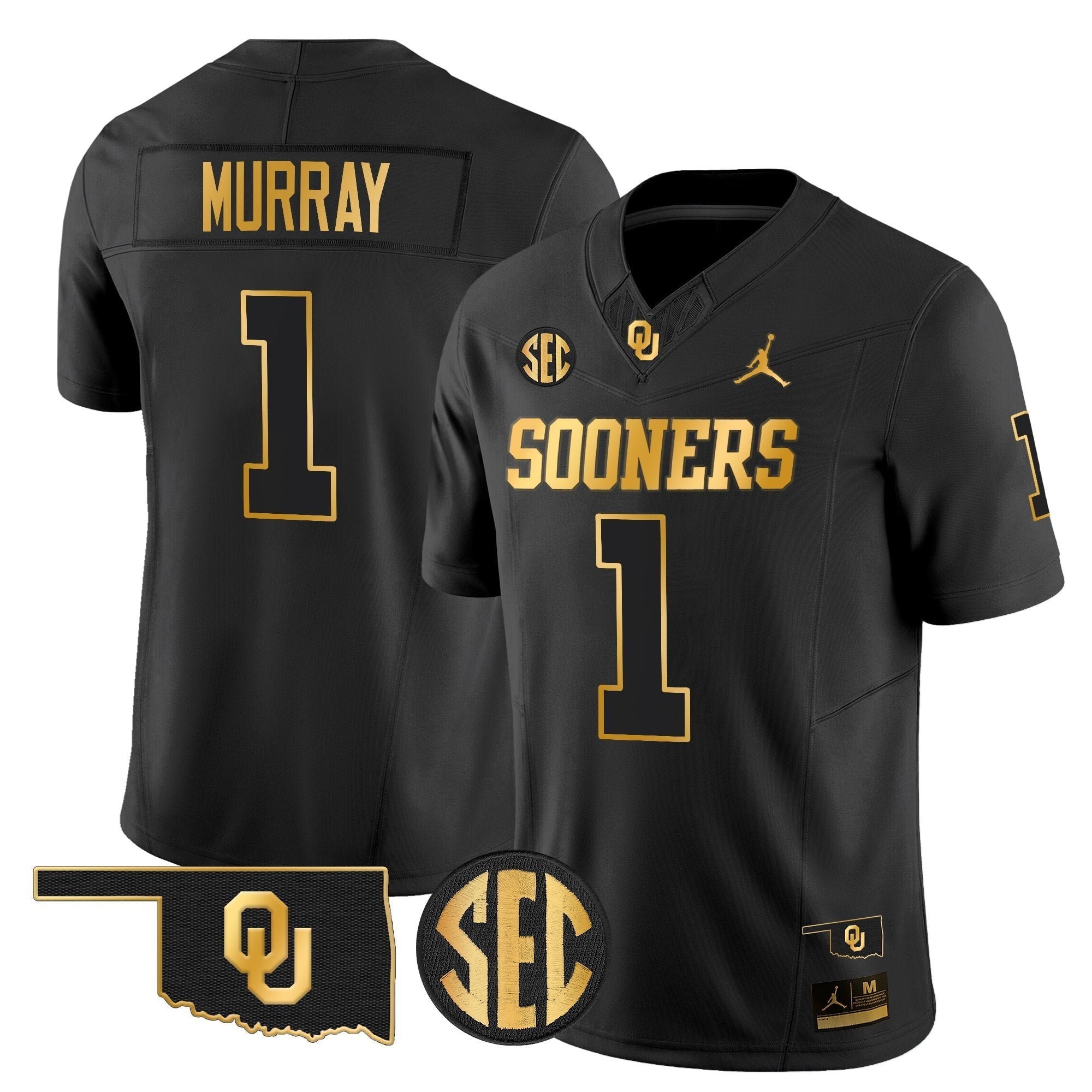 Oklahoma Sooners 2025 Gold Vapor Limited Jersey - All Stitched