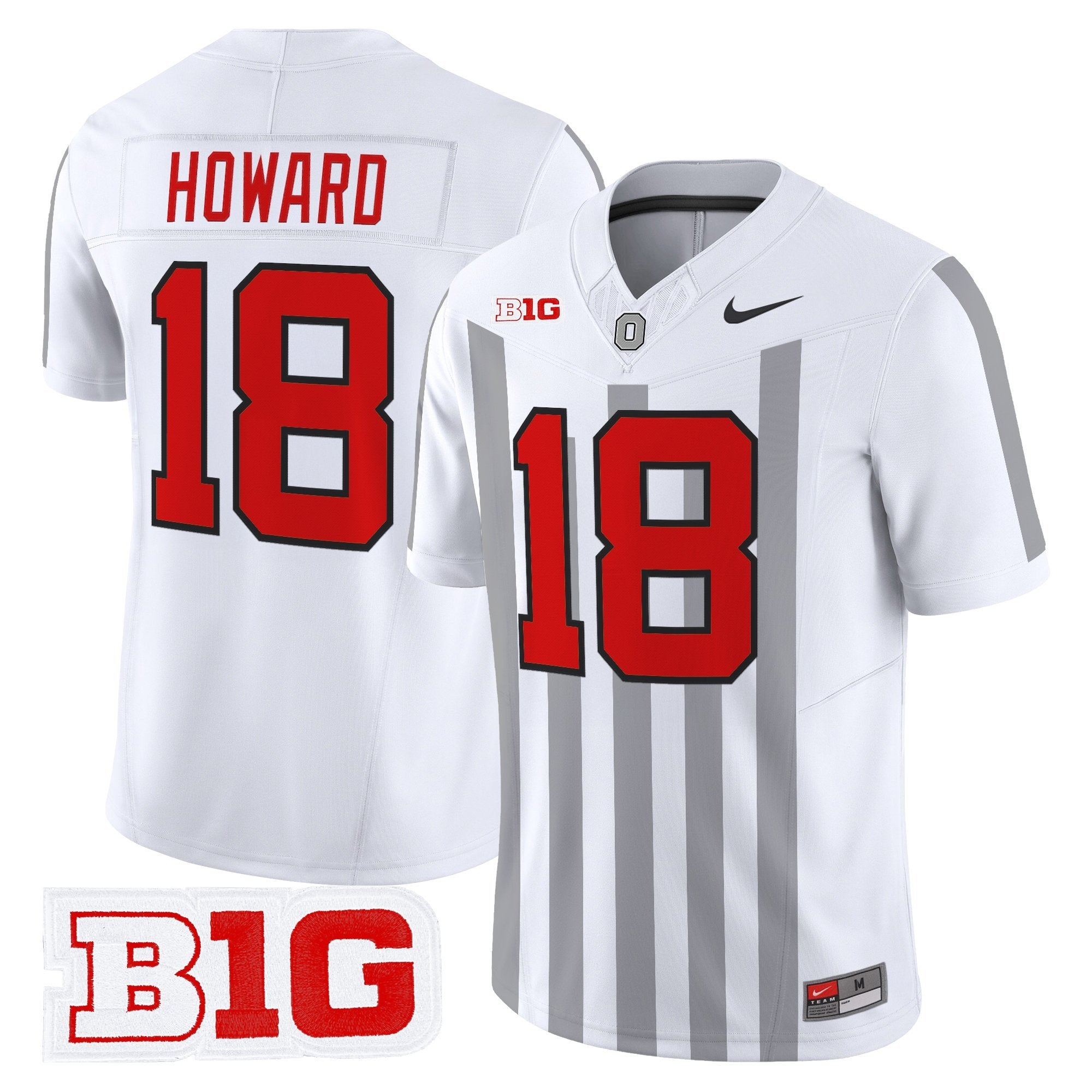 Ohio State Buckeyes Throwback Vapor Limited Jersey - All Stitched
