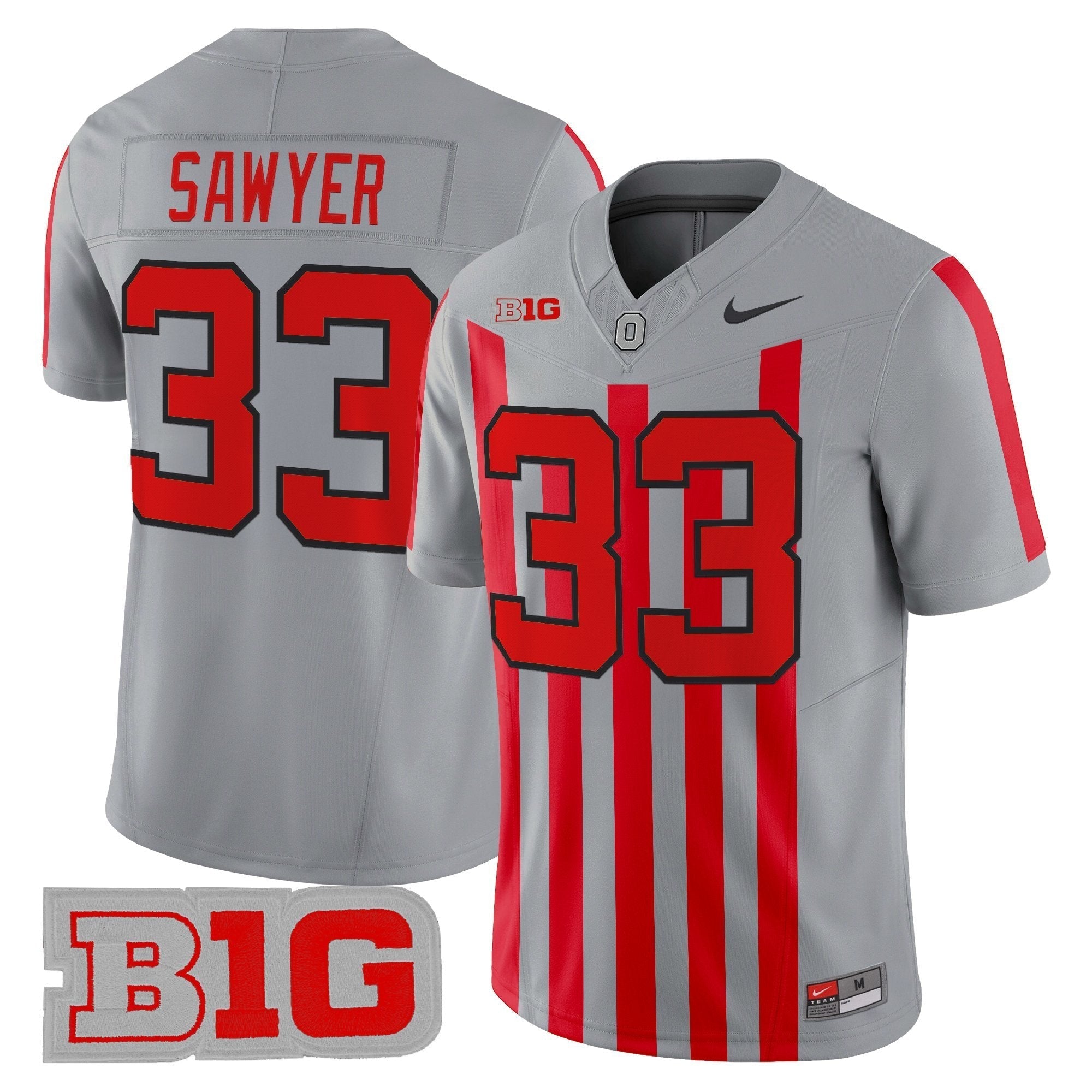 Ohio State Buckeyes Throwback Vapor Limited Jersey - All Stitched