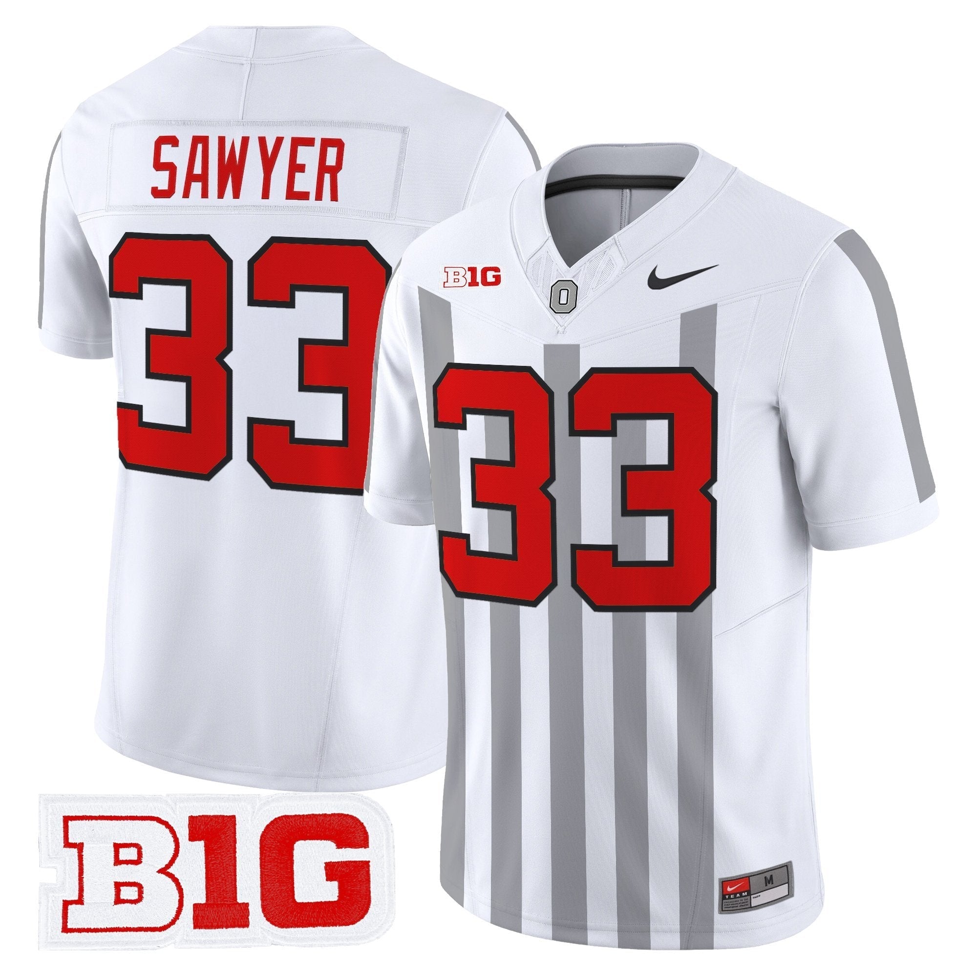 Ohio State Buckeyes Throwback Vapor Limited Jersey - All Stitched