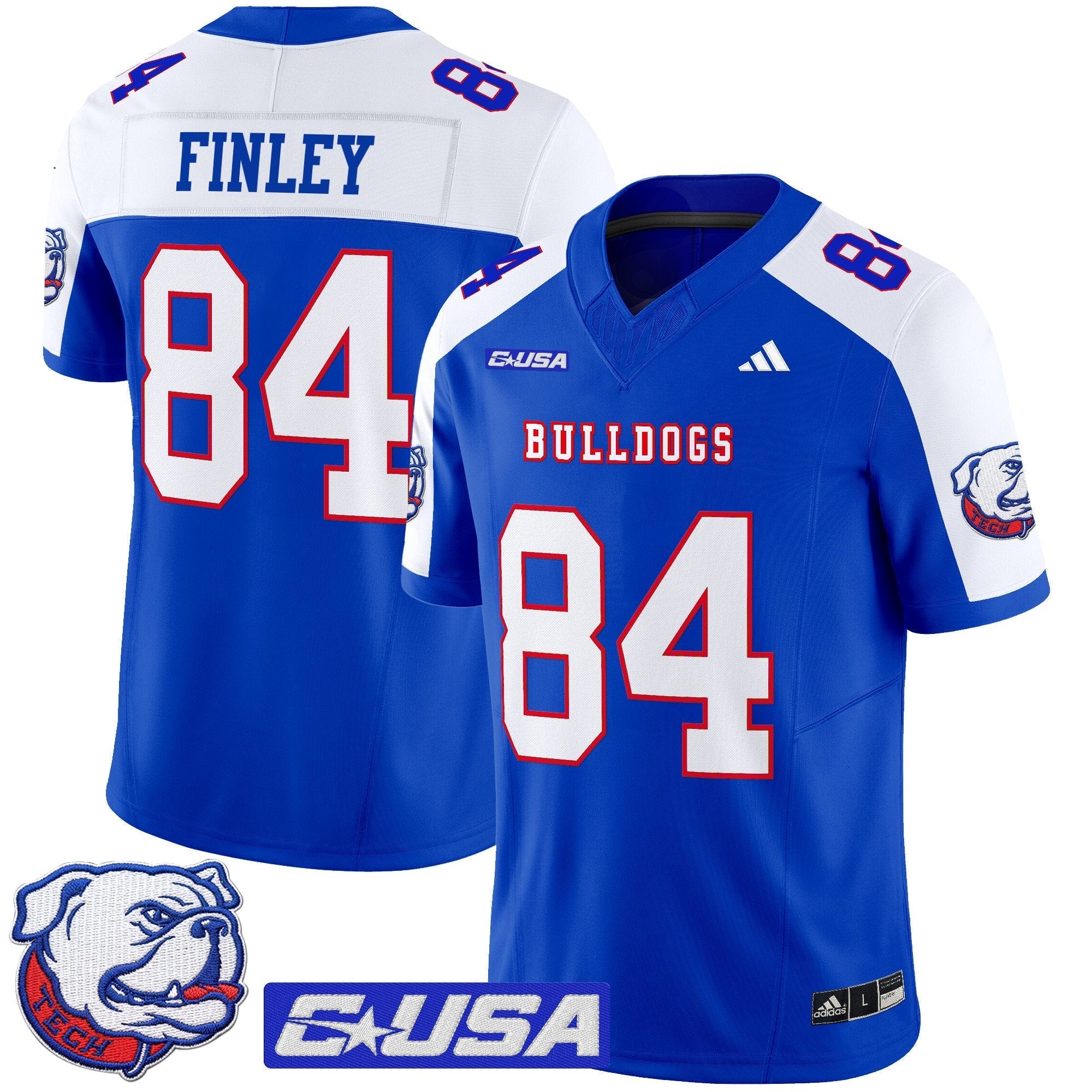 Louisiana Tech Bulldogs 2025 Vapor Limited Jersey - All Stitched