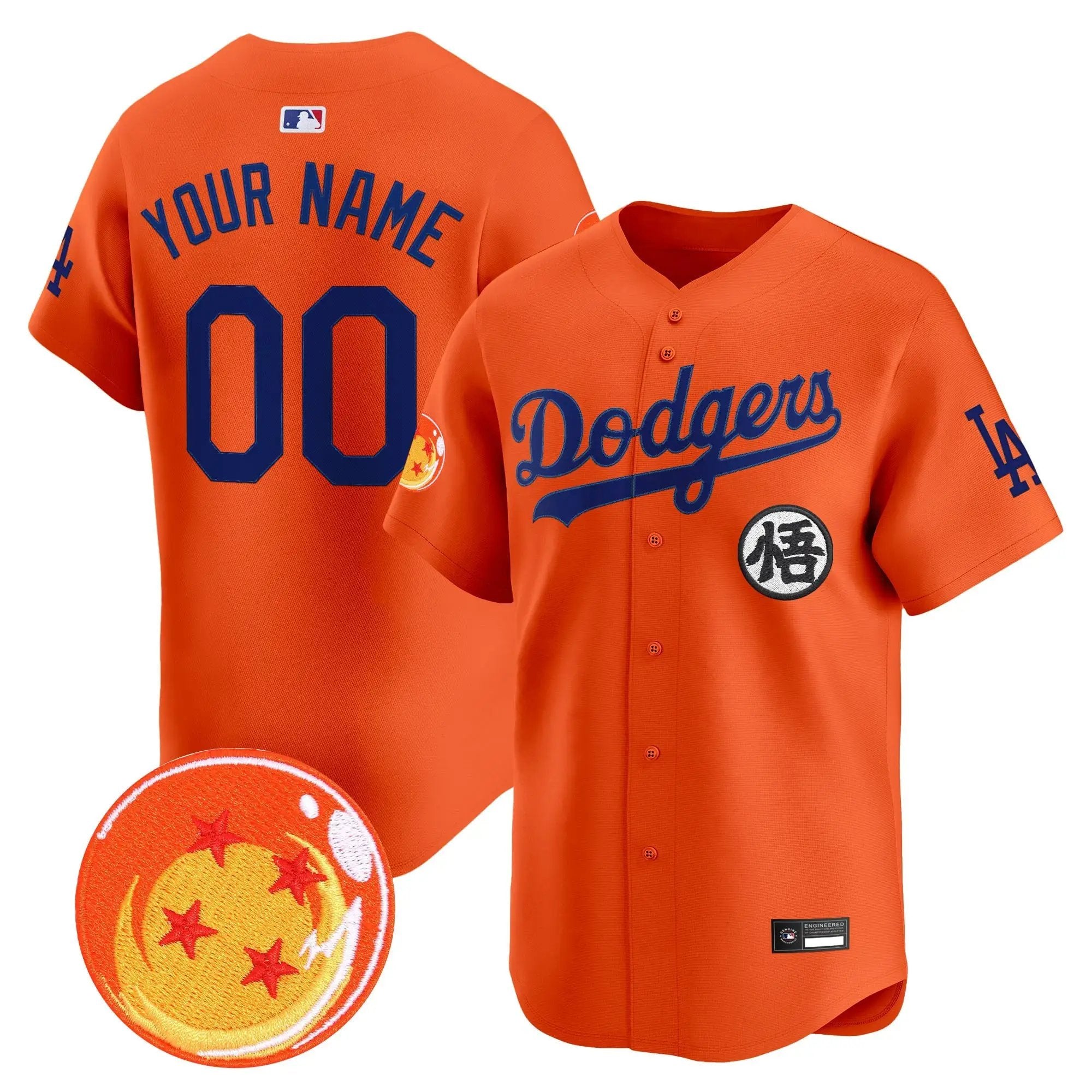 Los Angeles Dodgers x DB Vapor Premier Limited Custom Jersey - Stitched