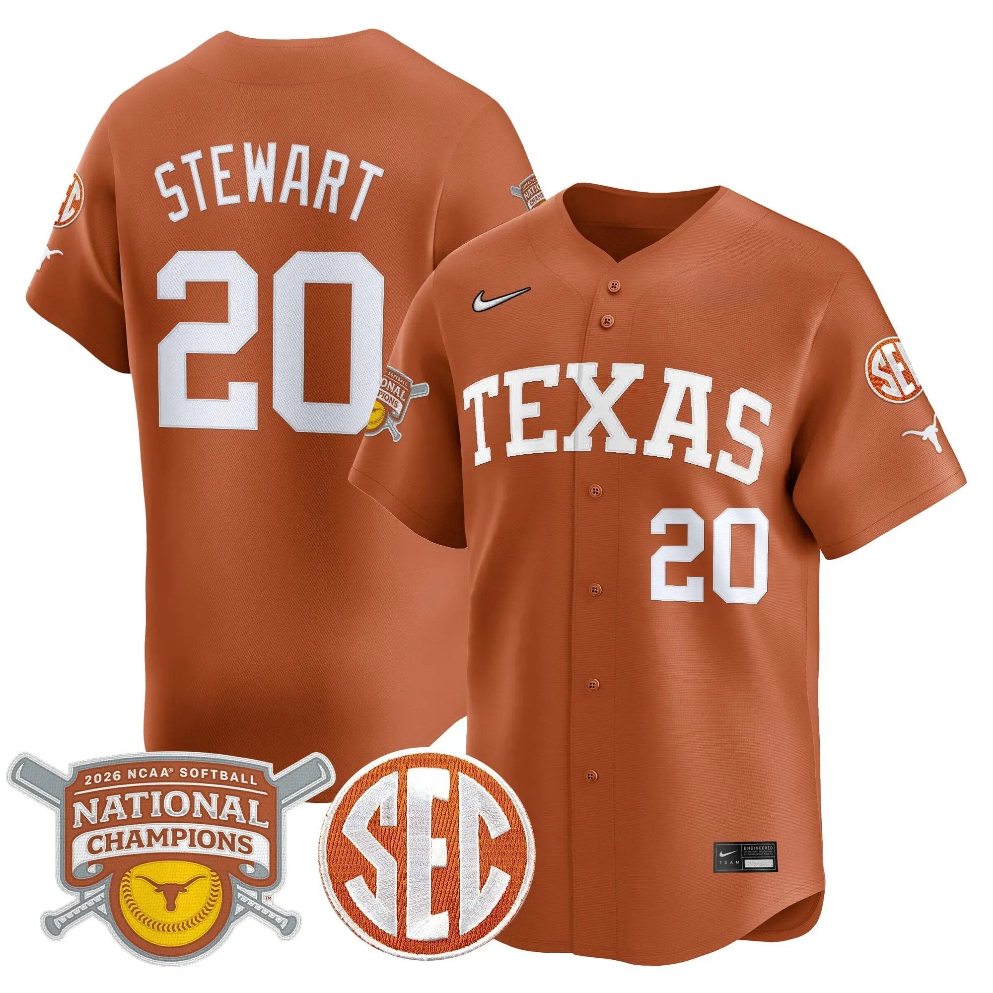 Men Digigearus 2026 Softball National Champions Vapor Premier Limited Jersey - All Stitched