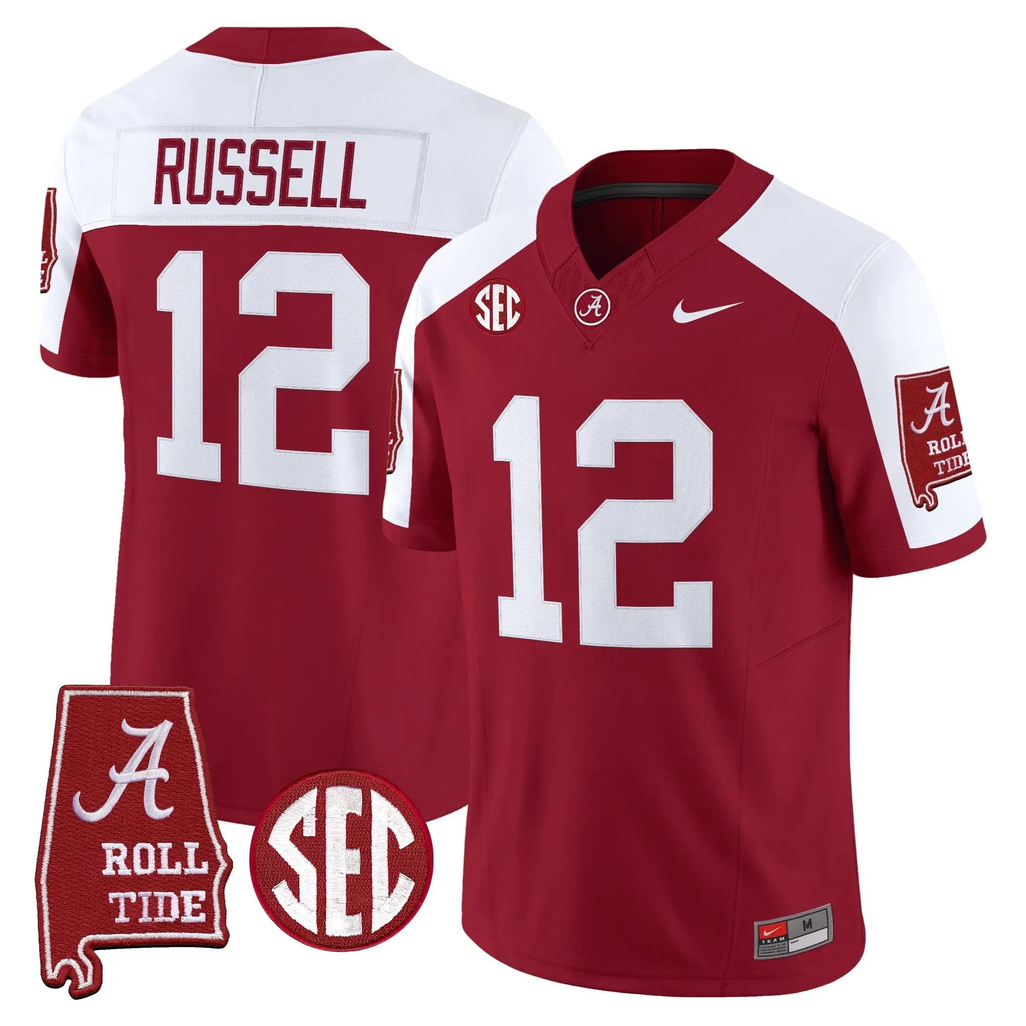 BAMA 2026 Vapor Limited Jersey - Alabama Map - Stitched