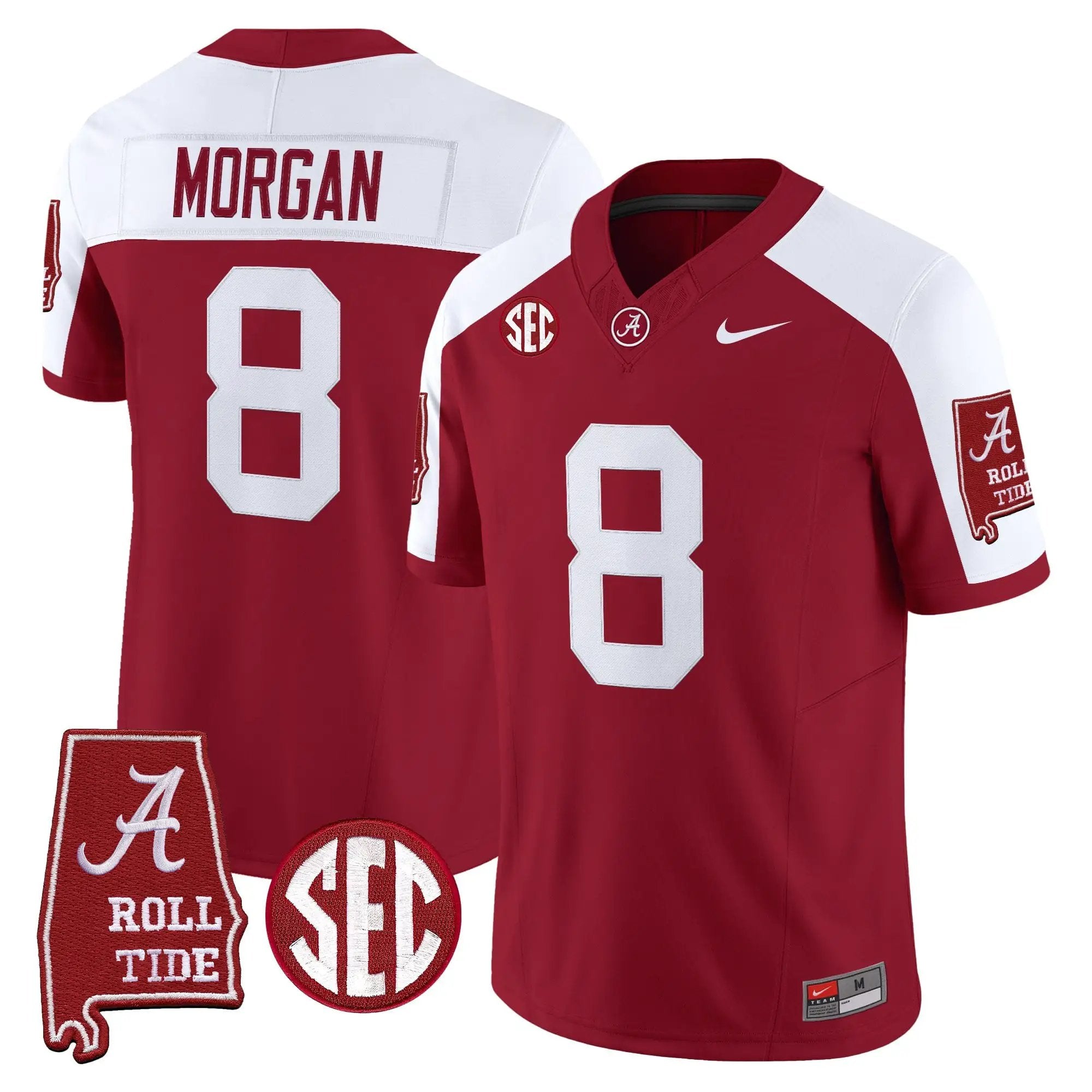 BAMA 2026 Vapor Limited Jersey - Alabama Map - Stitched