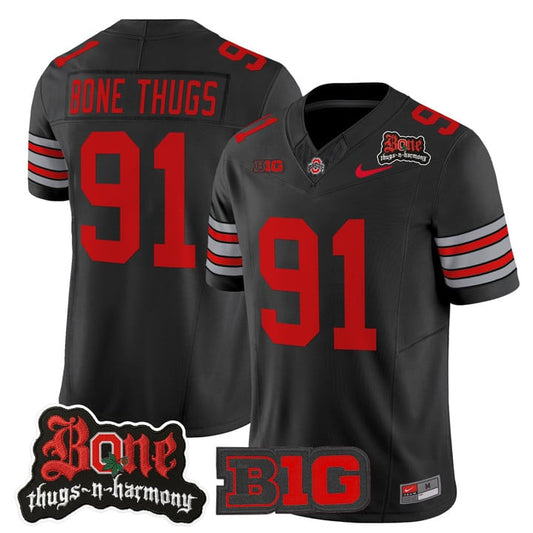 1991 Bone Thugs Jersey Ohio State Buckeyes Bone Thugs-N-Harmony Stitched