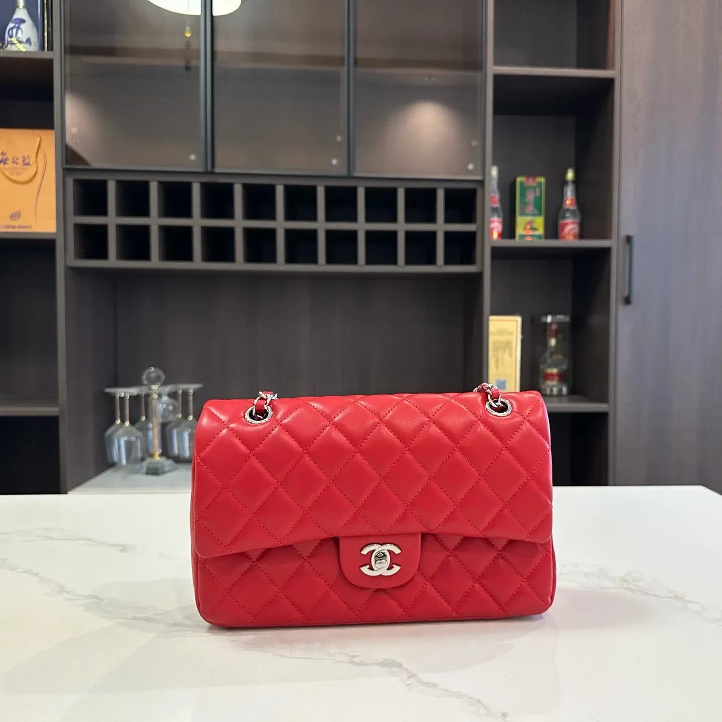 Classic Chain Quilted Flap Luxury Bag High-Quality Leather Handbag